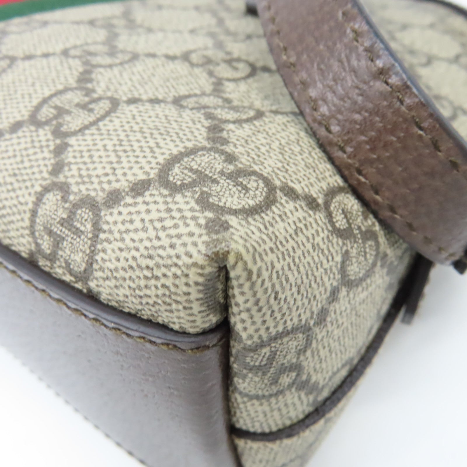 GUCCI 塗層帆布Ophidia GG Shoulder Bag肩背袋啡色