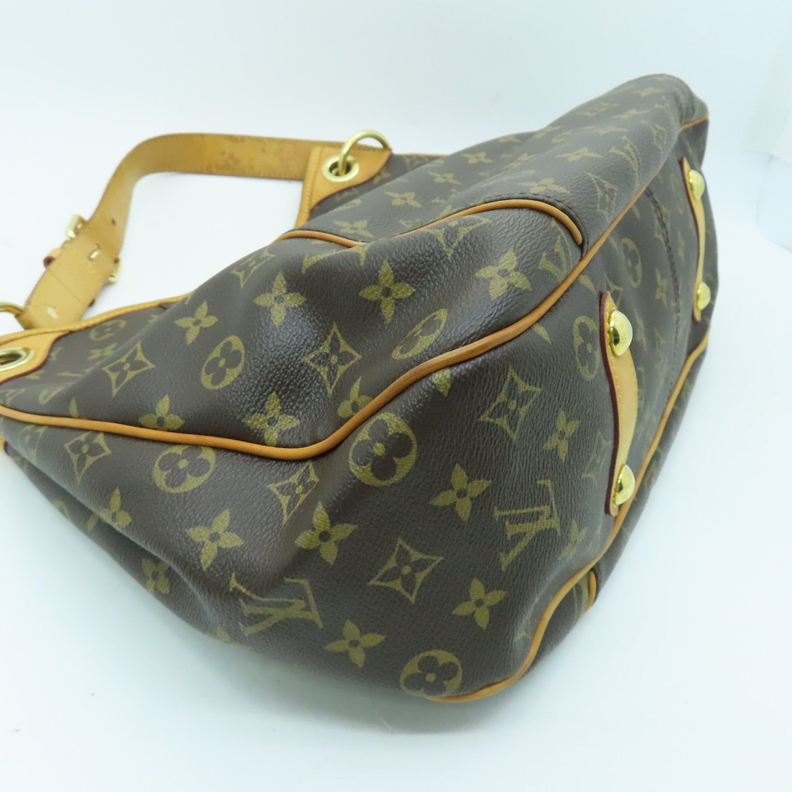 LOUIS VUITTON Monogram Thames PM金扣肩背袋啡色