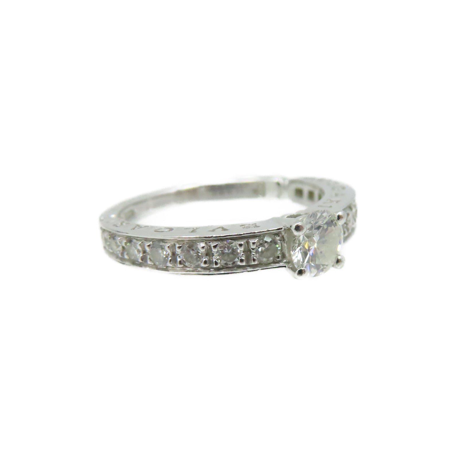 BVLGARI PT950鉑金/鑽石Dedicata A Venezia Diamond Ring戒指US#4.5
