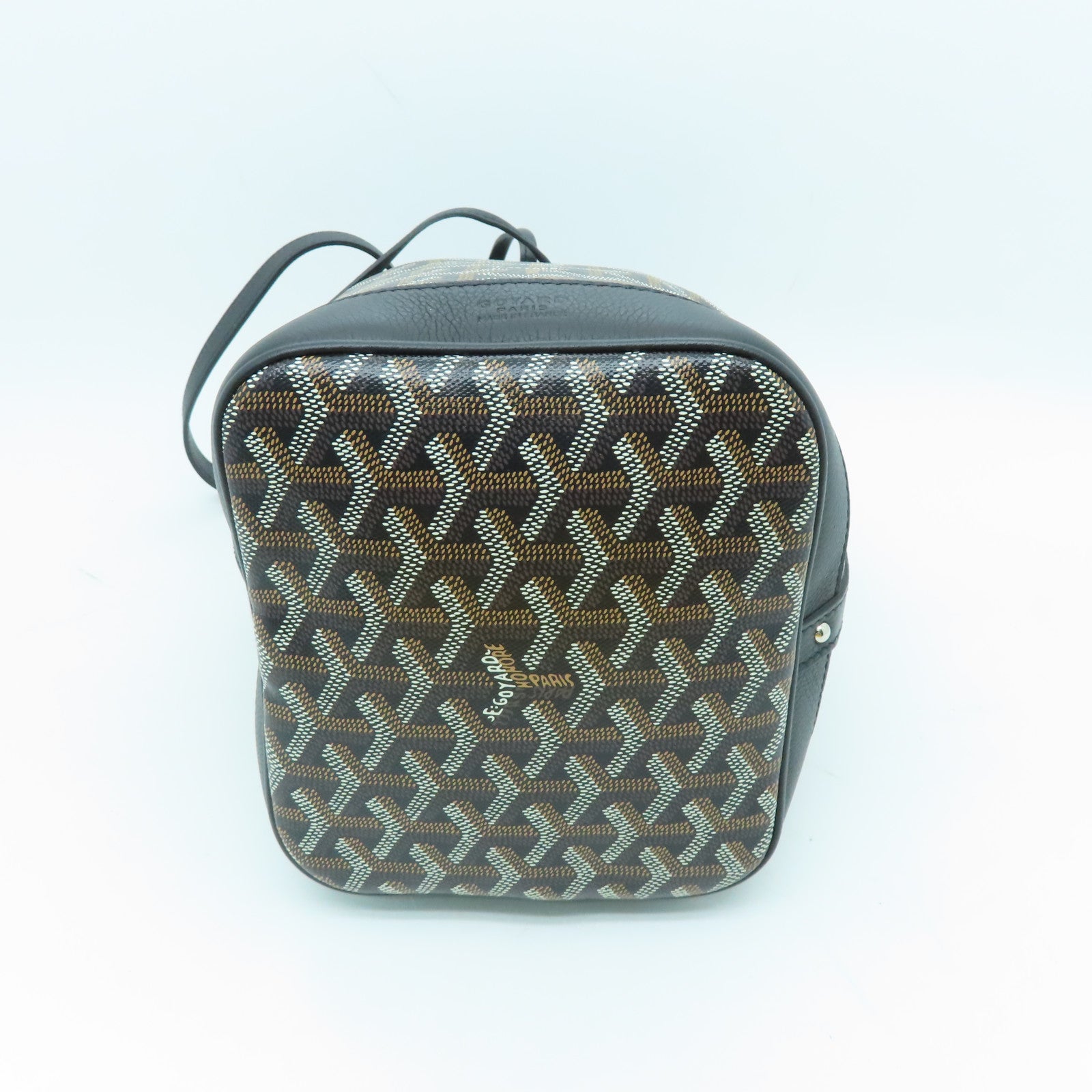 GOYARD 涂层帆布Petit Flot Bucket Bag肩背袋黑色