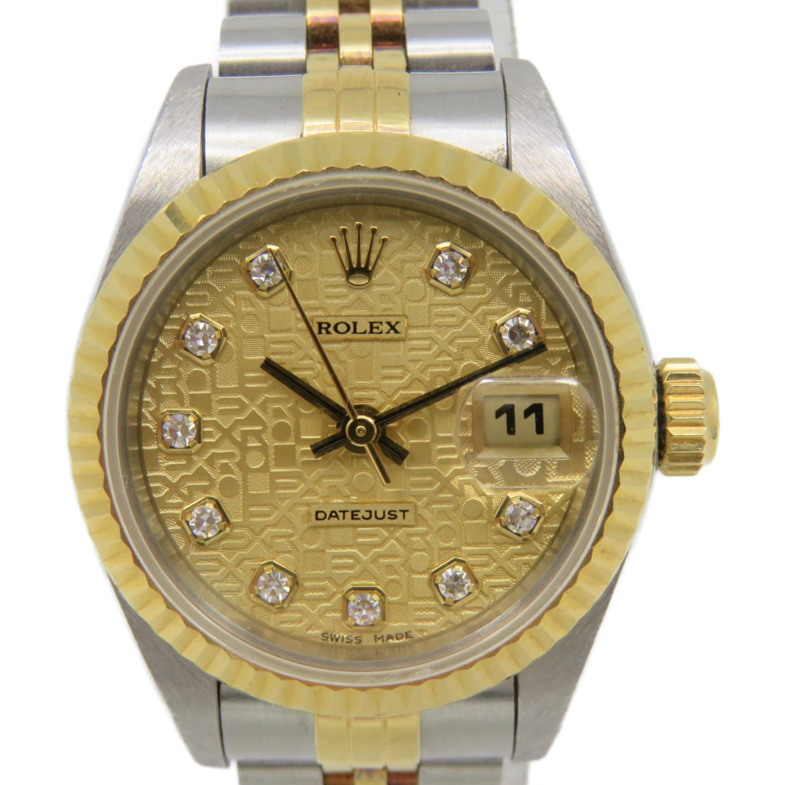 ROLEX Datejust 18K Gold/Stainless Steel Watch Automatic Movement Watch Gold/Silver