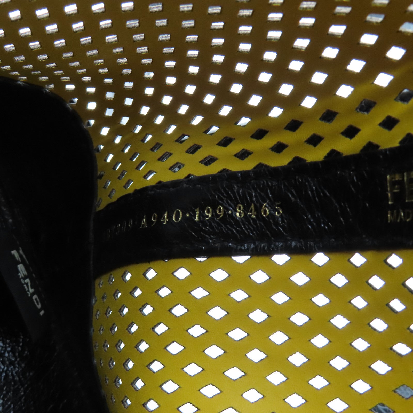 FENDI 牛皮皮革Mon Tresor金扣手挽肩背兩用袋棕色