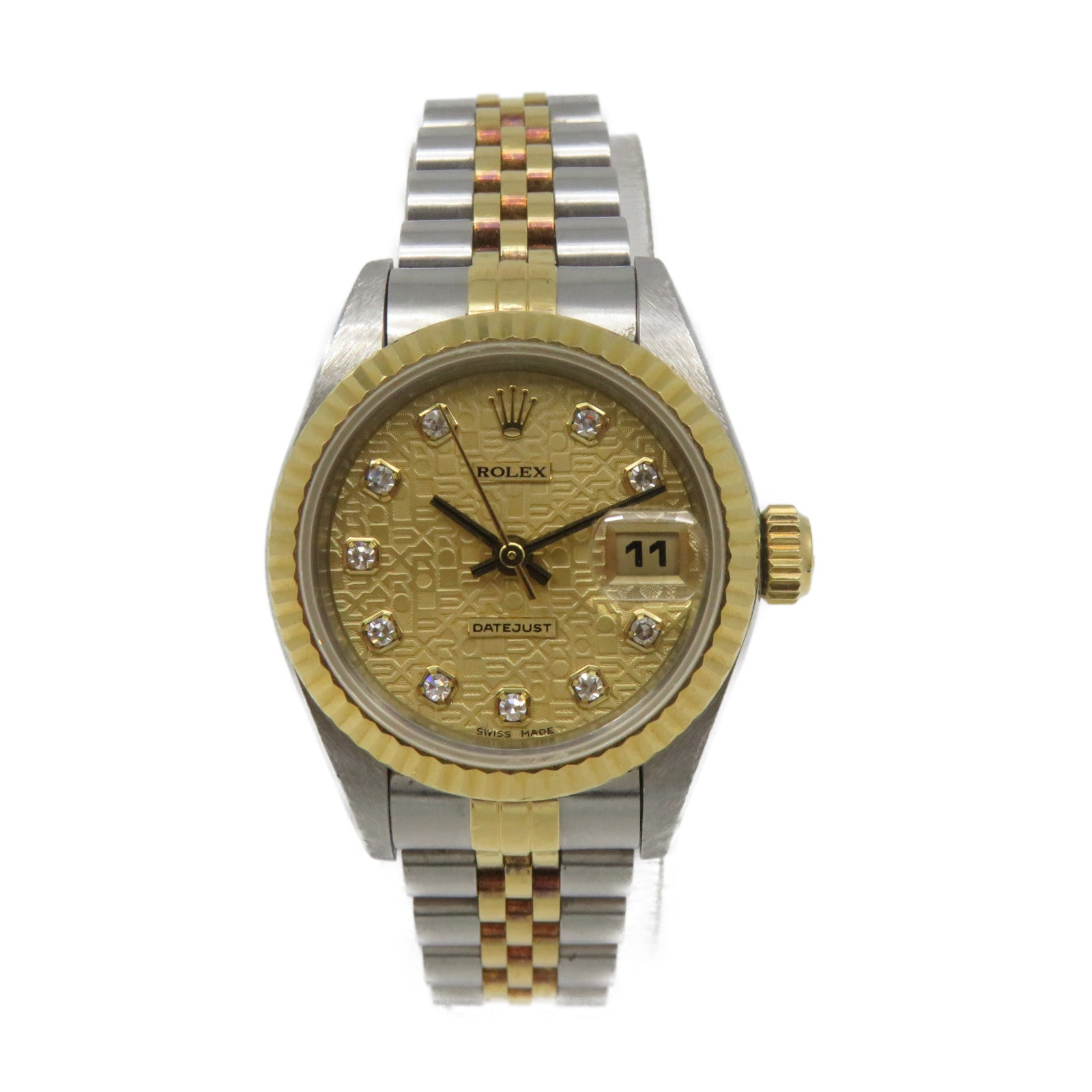 ROLEX Datejust 18K Gold/Stainless Steel Watch Automatic Movement Watch Gold/Silver