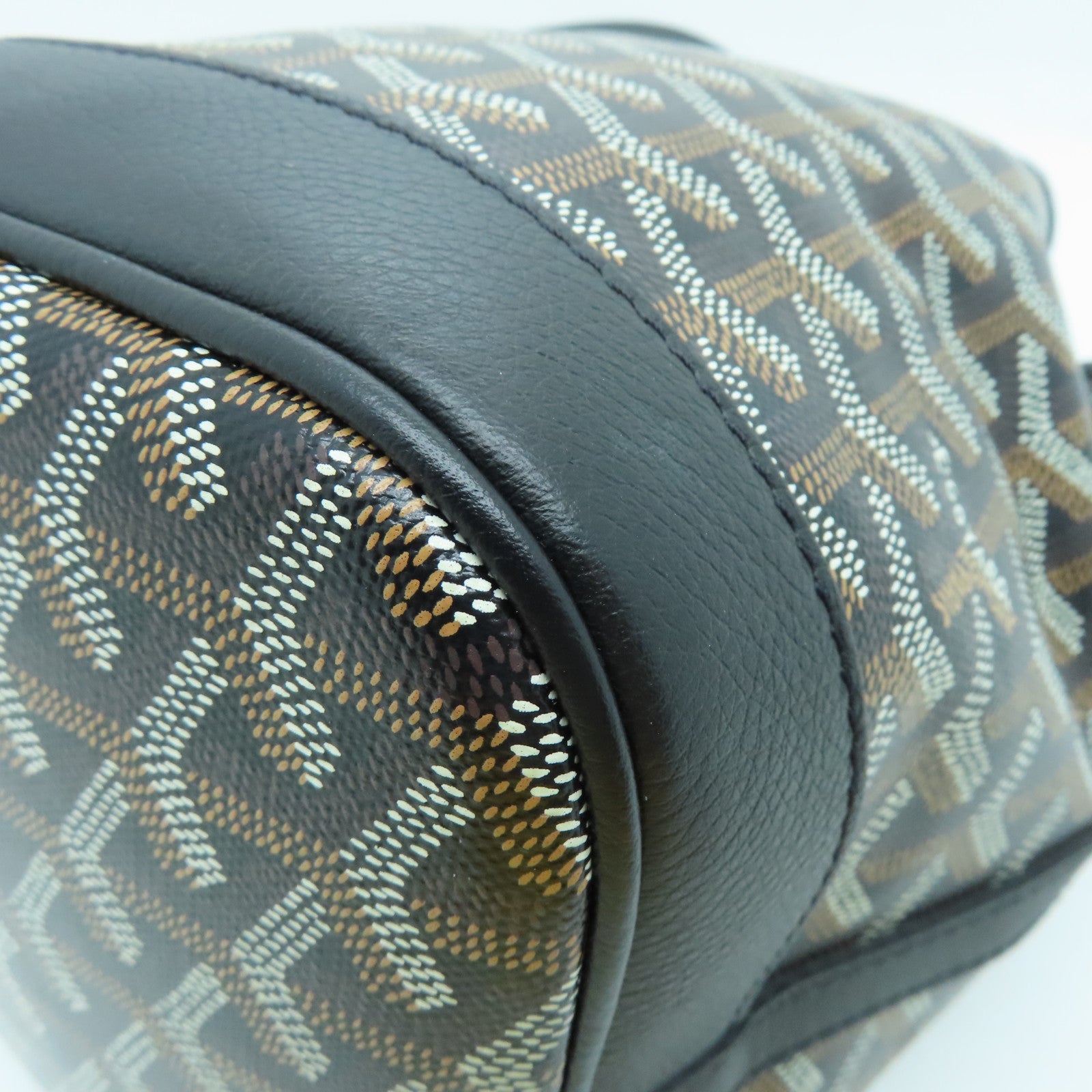 GOYARD 涂层帆布Petit Flot Bucket Bag肩背袋黑色