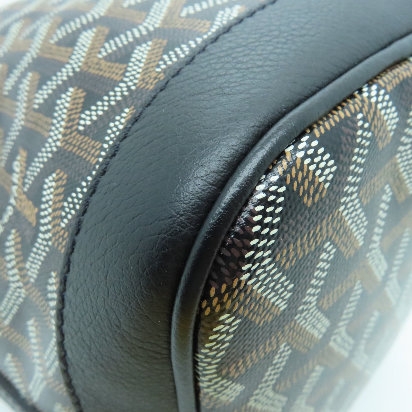 GOYARD 涂层帆布Petit Flot Bucket Bag肩背袋黑色