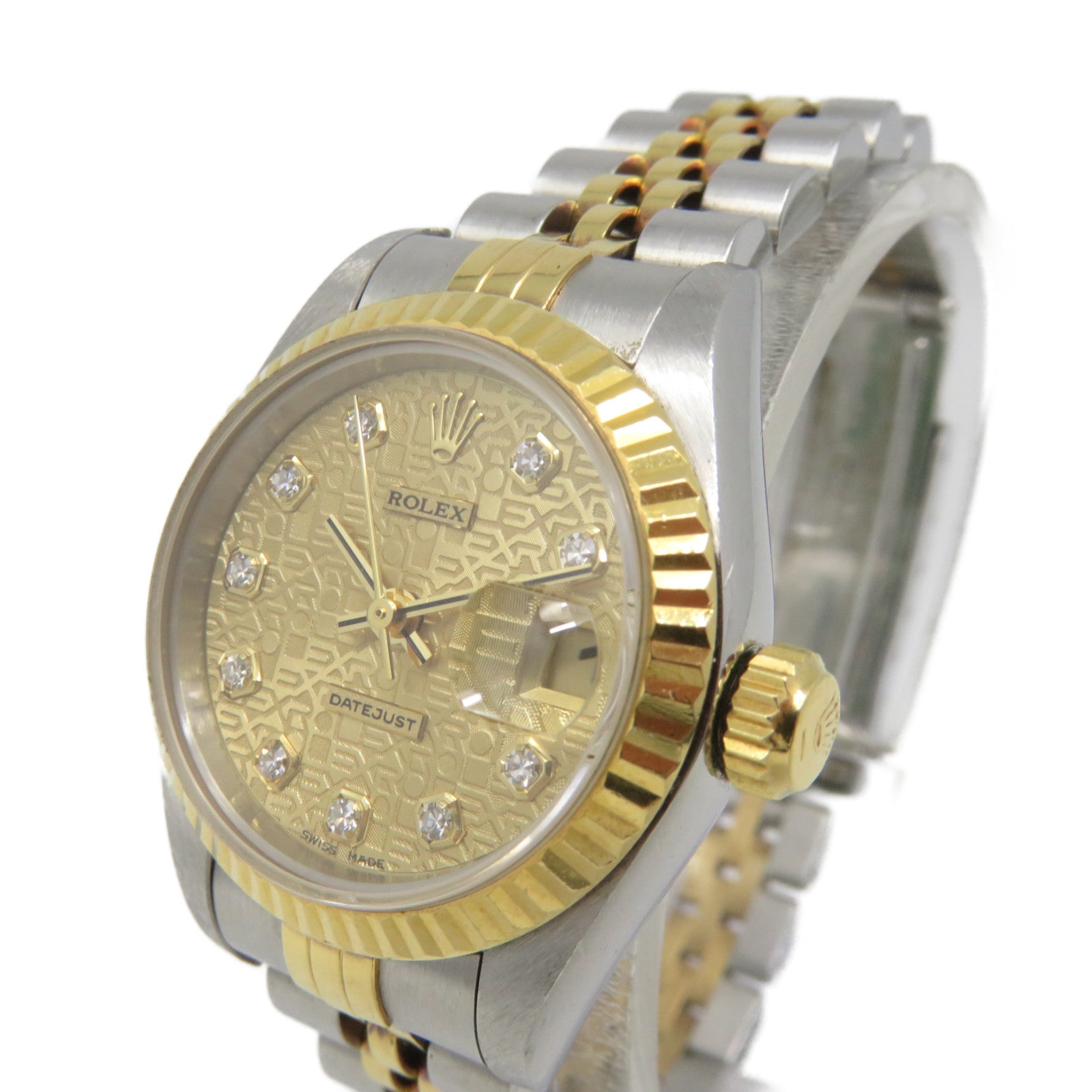 ROLEX Datejust 18K Gold/Stainless Steel Watch Automatic Movement Watch Gold/Silver