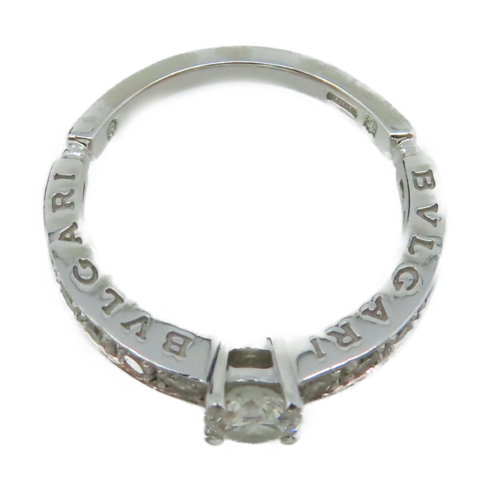 BVLGARI PT950鉑金/鑽石Dedicata A Venezia Diamond Ring戒指US#4.5
