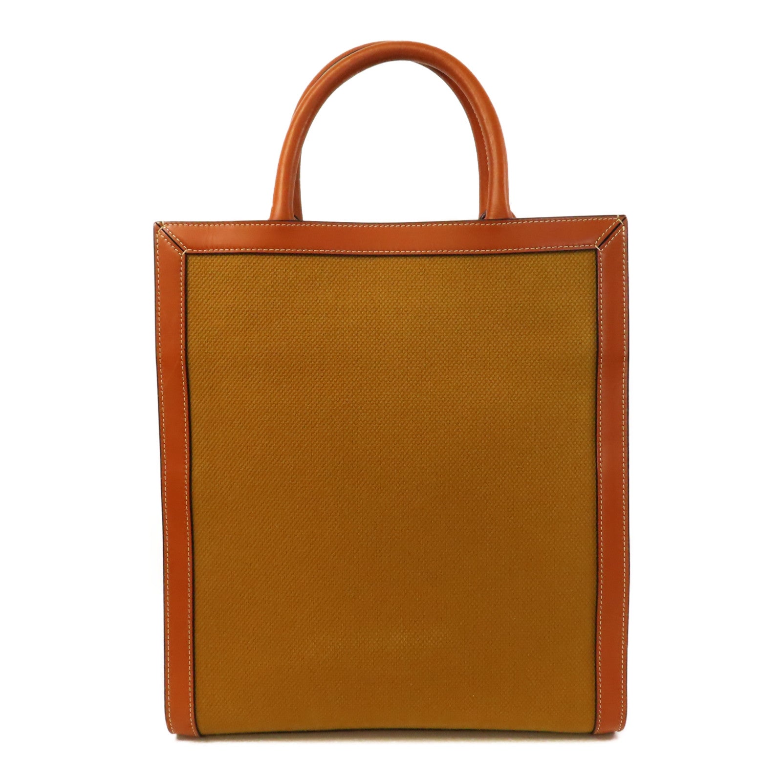 CELINE 牛皮皮革Tote Bag金扣手挽肩背兩用袋啡色