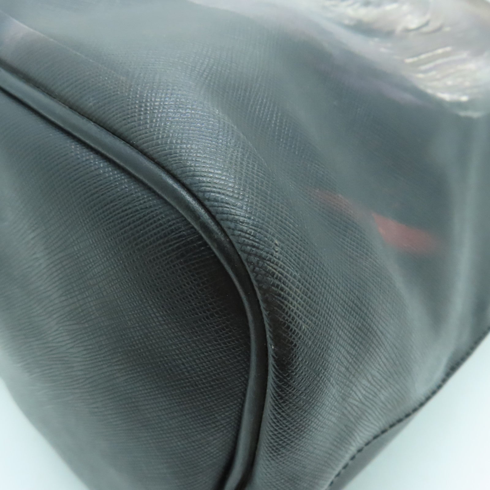 GIVENCHY 涂层帆布Tote Bag银扣手挽袋黑色