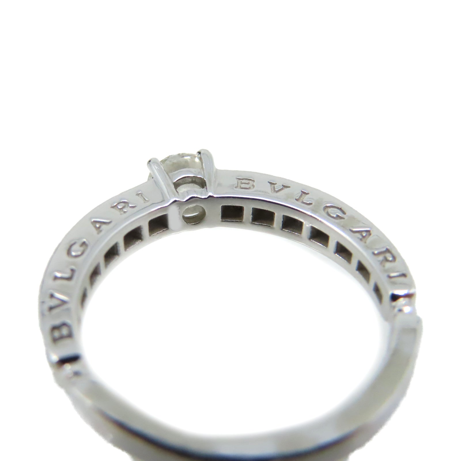 BVLGARI PT950鉑金/鑽石Dedicata A Venezia Diamond Ring戒指US#4.5