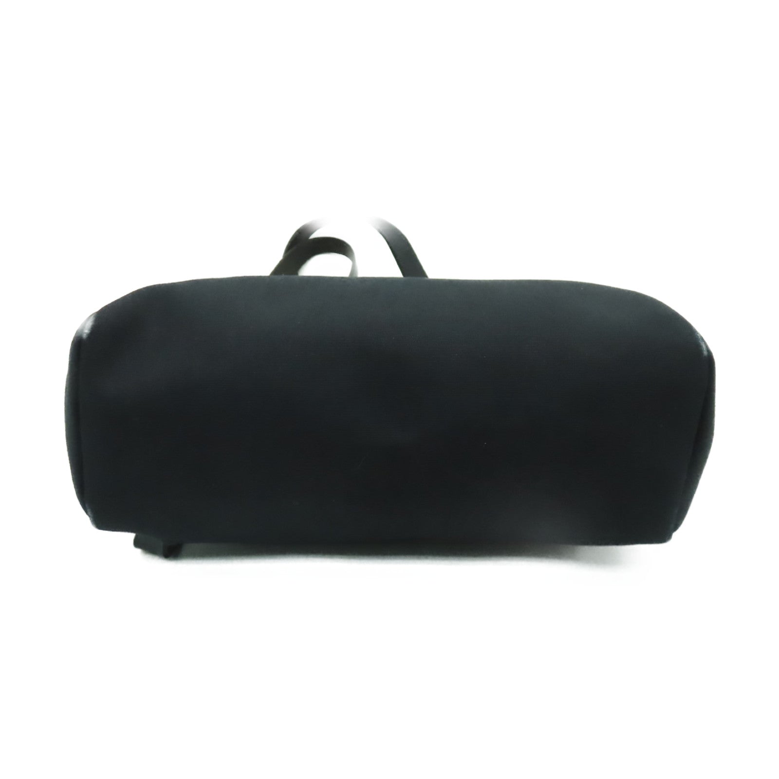 HERMES 帆布Herbag Backpack銀扣背包Noir黒色