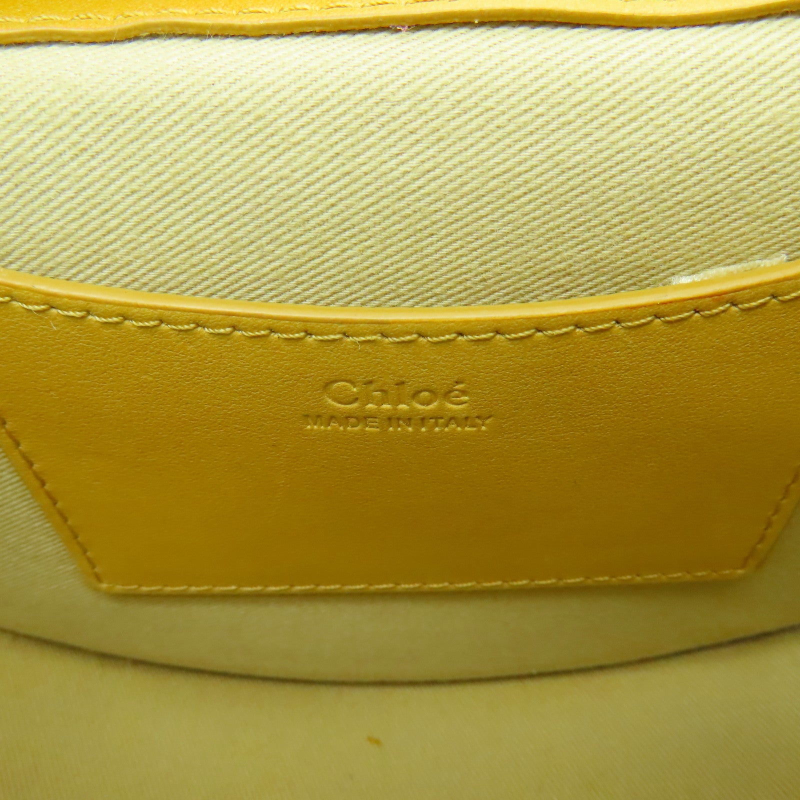 Chloe 牛皮皮革Shoulder Bag金扣/銀扣手挽肩背兩用袋啡色