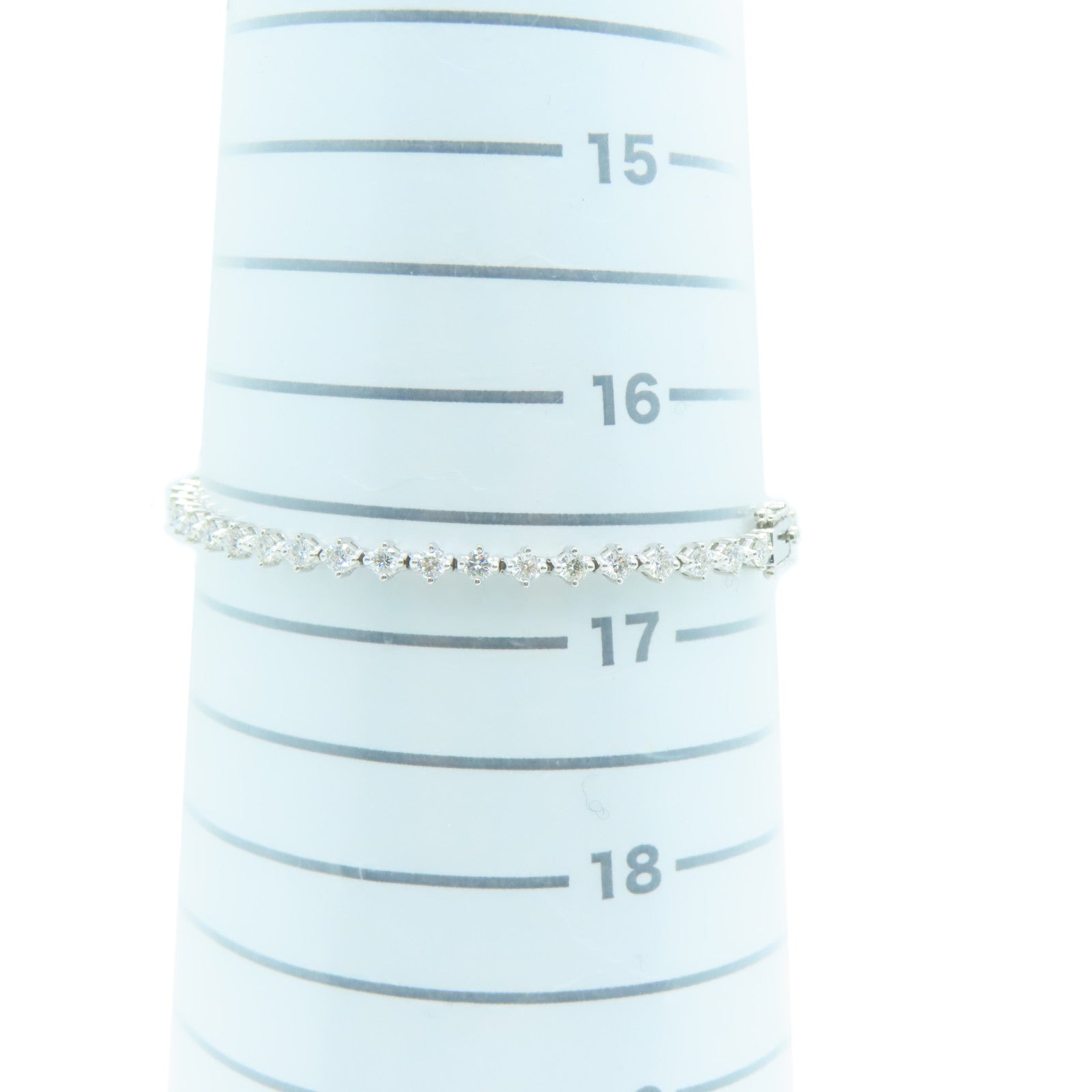 JEWELRY 18K白金Diamond Bracelet 2.55ct钻石手链