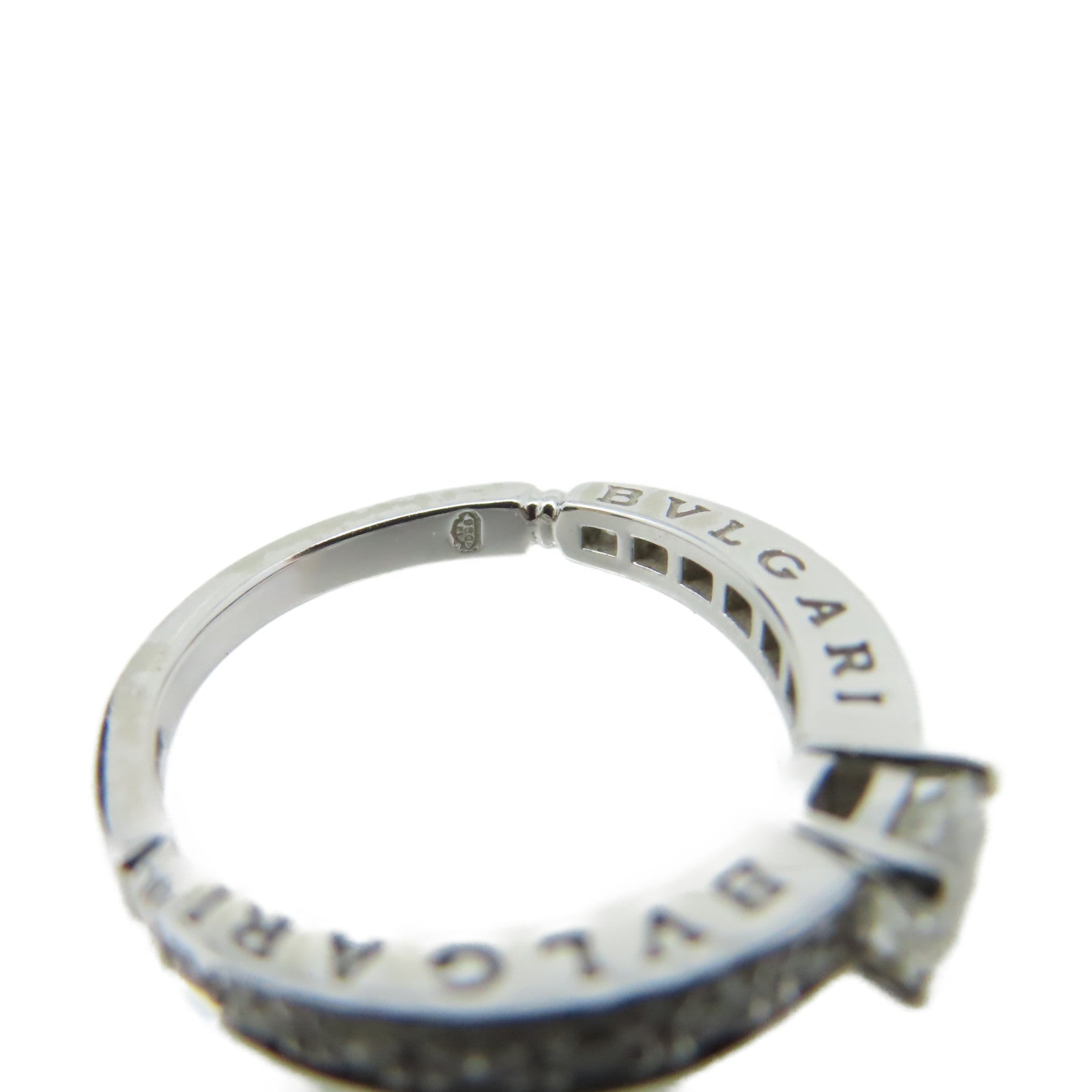 BVLGARI PT950鉑金/鑽石Dedicata A Venezia Diamond Ring戒指US#4.5