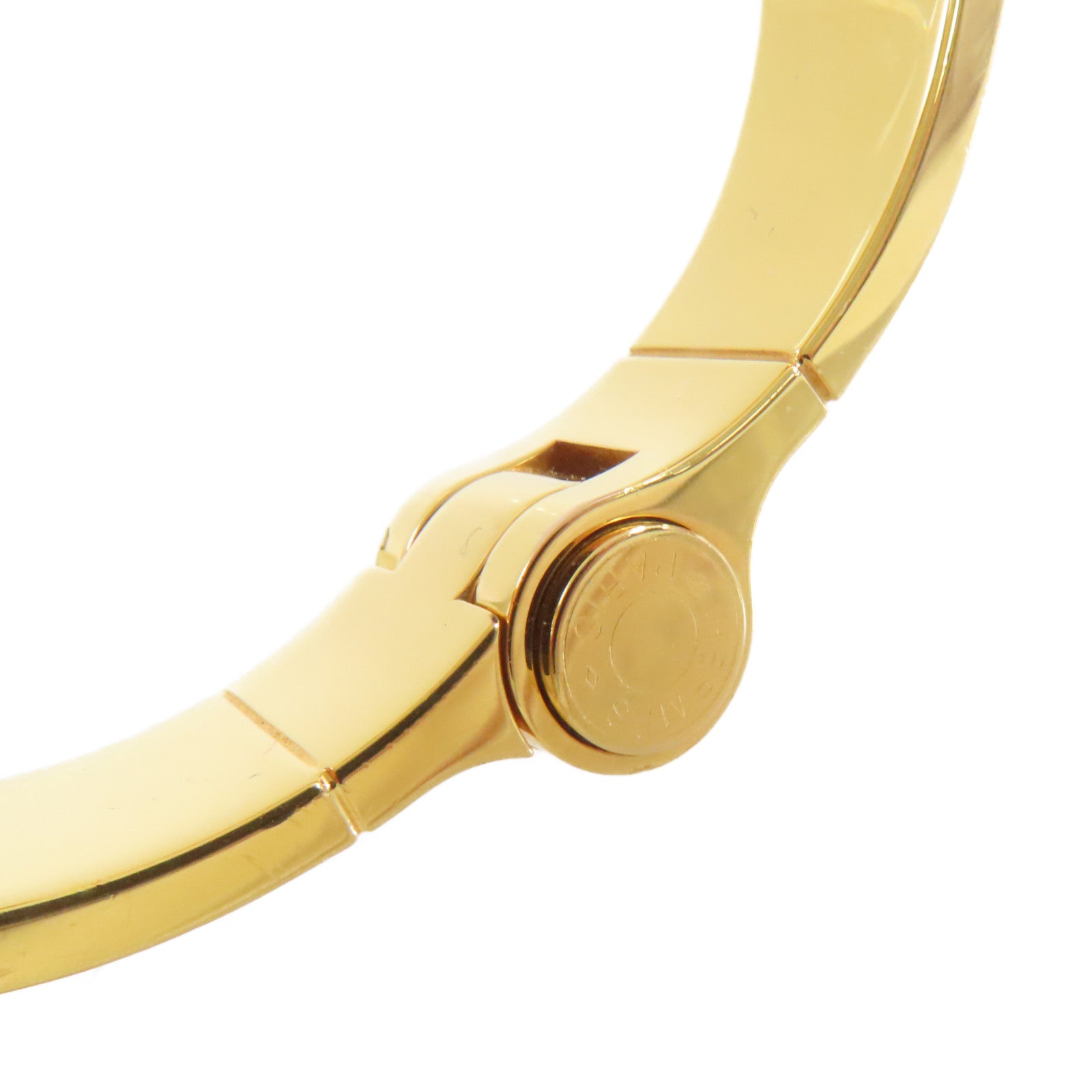 HERMES 金屬/琺瑯Enamel Hinged Bracelet手鐲金色/粉紅色/綠色
