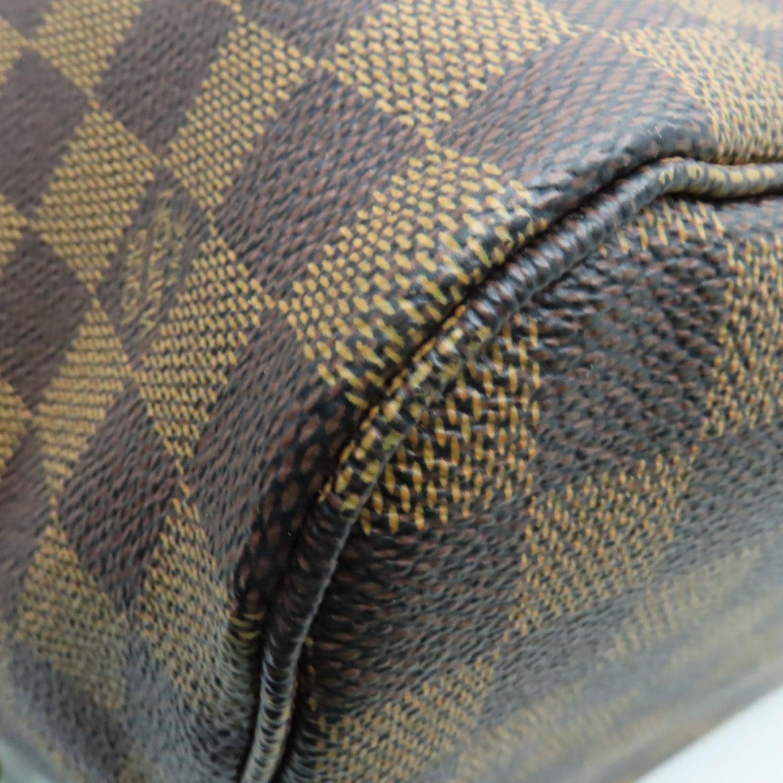 LOUIS VUITTON Damier Neverfull MM Tote Bag肩背袋啡色
