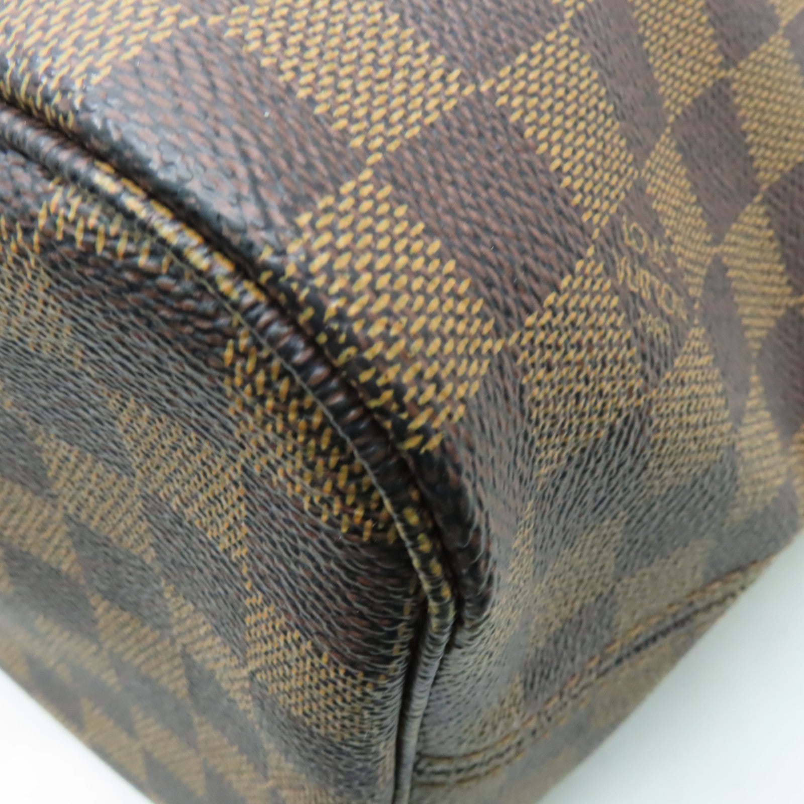 LOUIS VUITTON Damier Neverfull MM Tote Bag肩背袋啡色