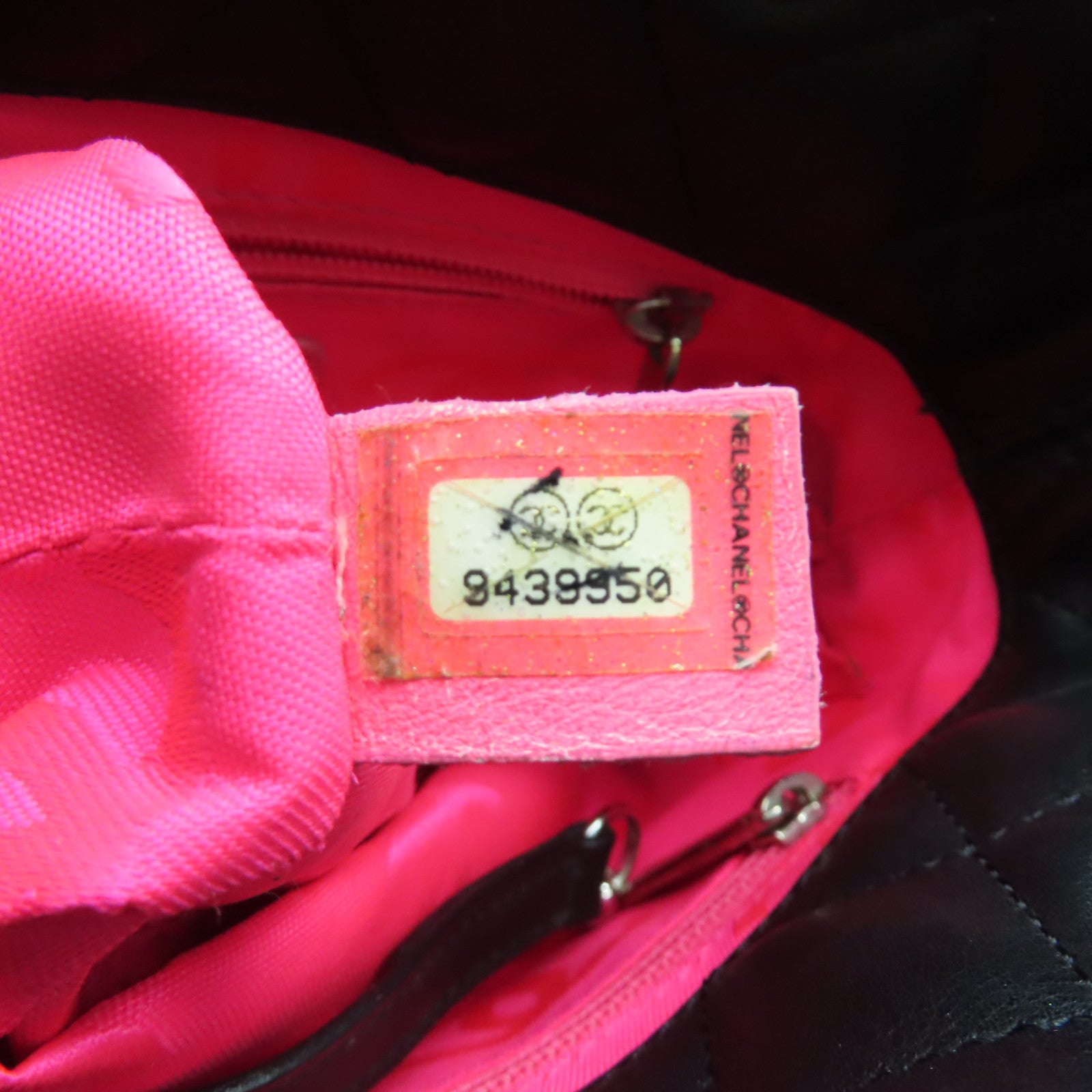 CHANEL 菱格牛皮皮革Cambon Tote Bag銀扣手挽袋黑色