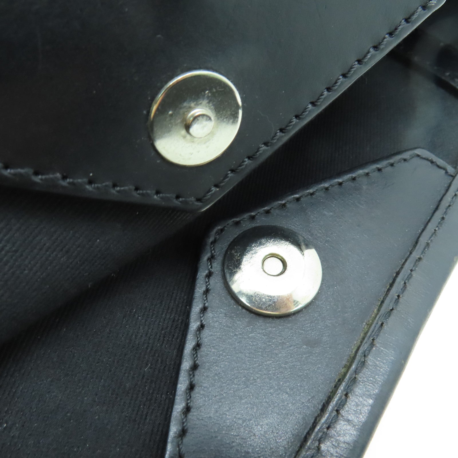 GIVENCHY 涂层帆布Tote Bag银扣手挽袋黑色