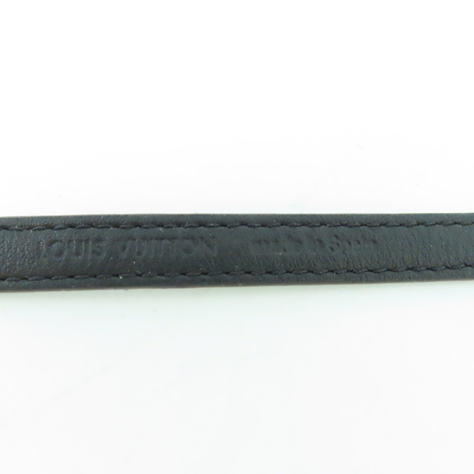 LOUIS VUITTON Monogram Fasten Your金扣手镯啡色#15.75cm