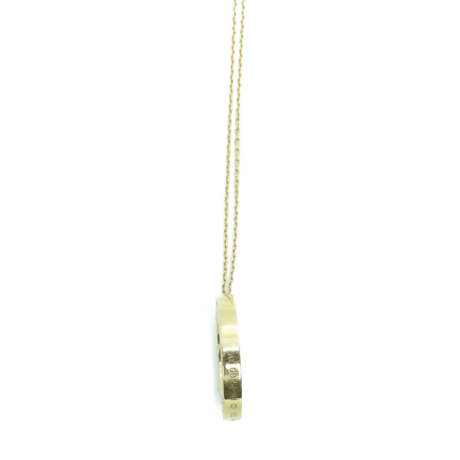 CARTIER 18K玫瑰金Love Necklace 0.34ct鑽石項鍊