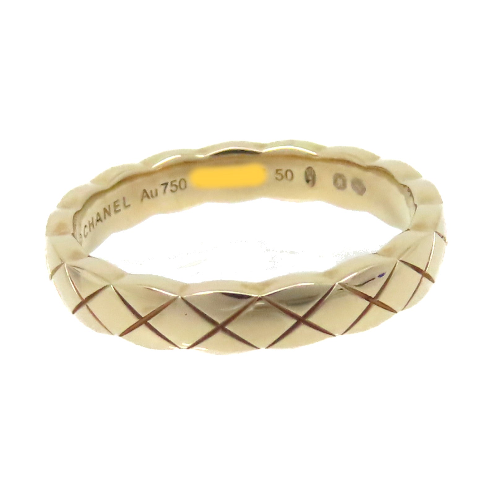 CHANEL 18K玫瑰金CoCo Crush Ring戒指#50