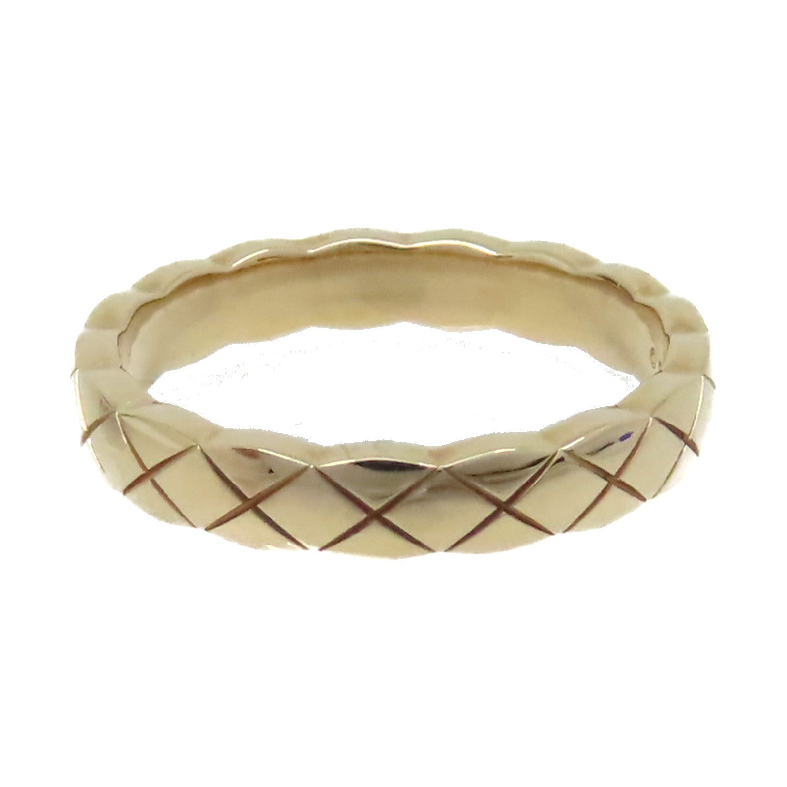 CHANEL 18K玫瑰金CoCo Crush Ring戒指#50