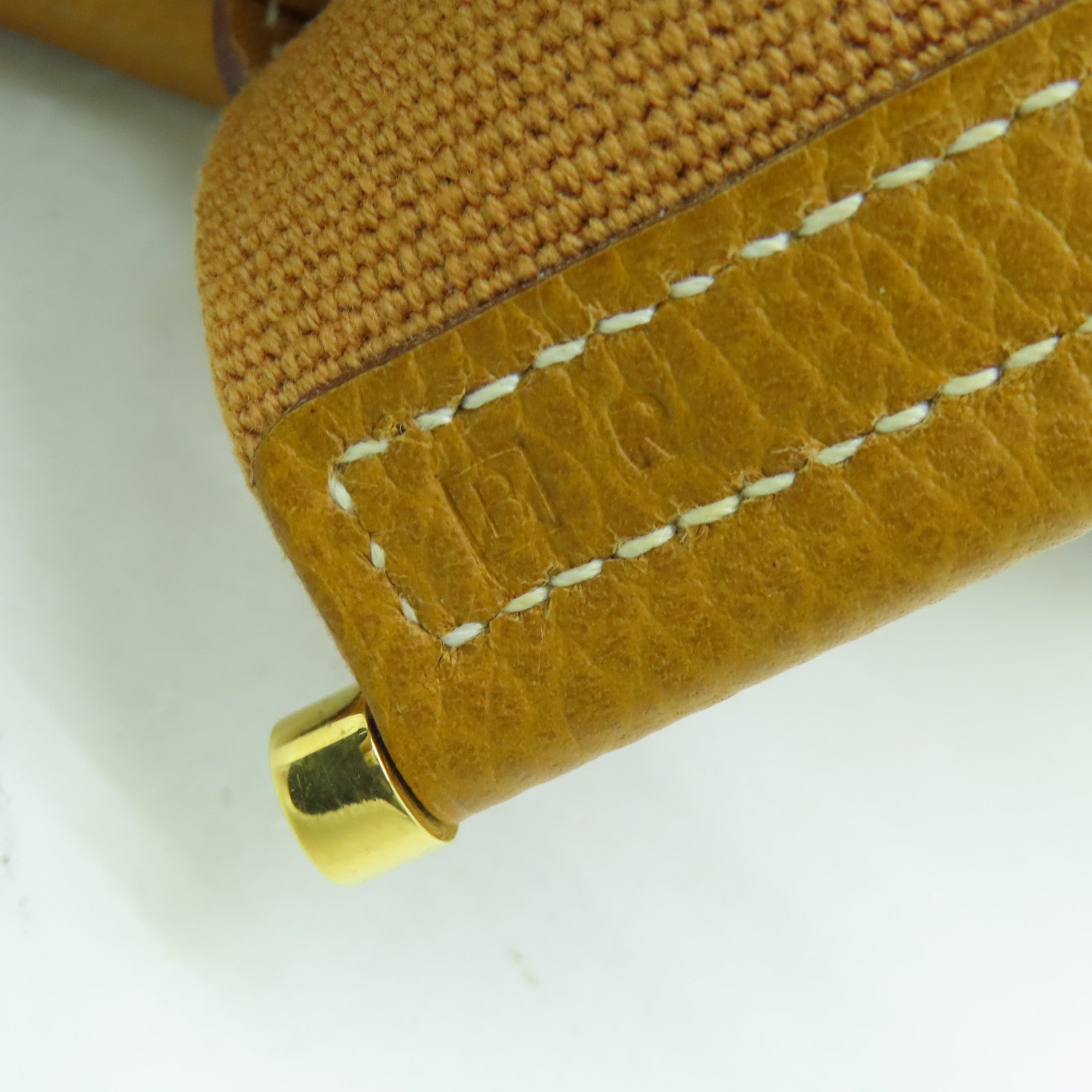HERMES 【激減優惠】Clemence皮革Tsako金扣肩背袋啡色