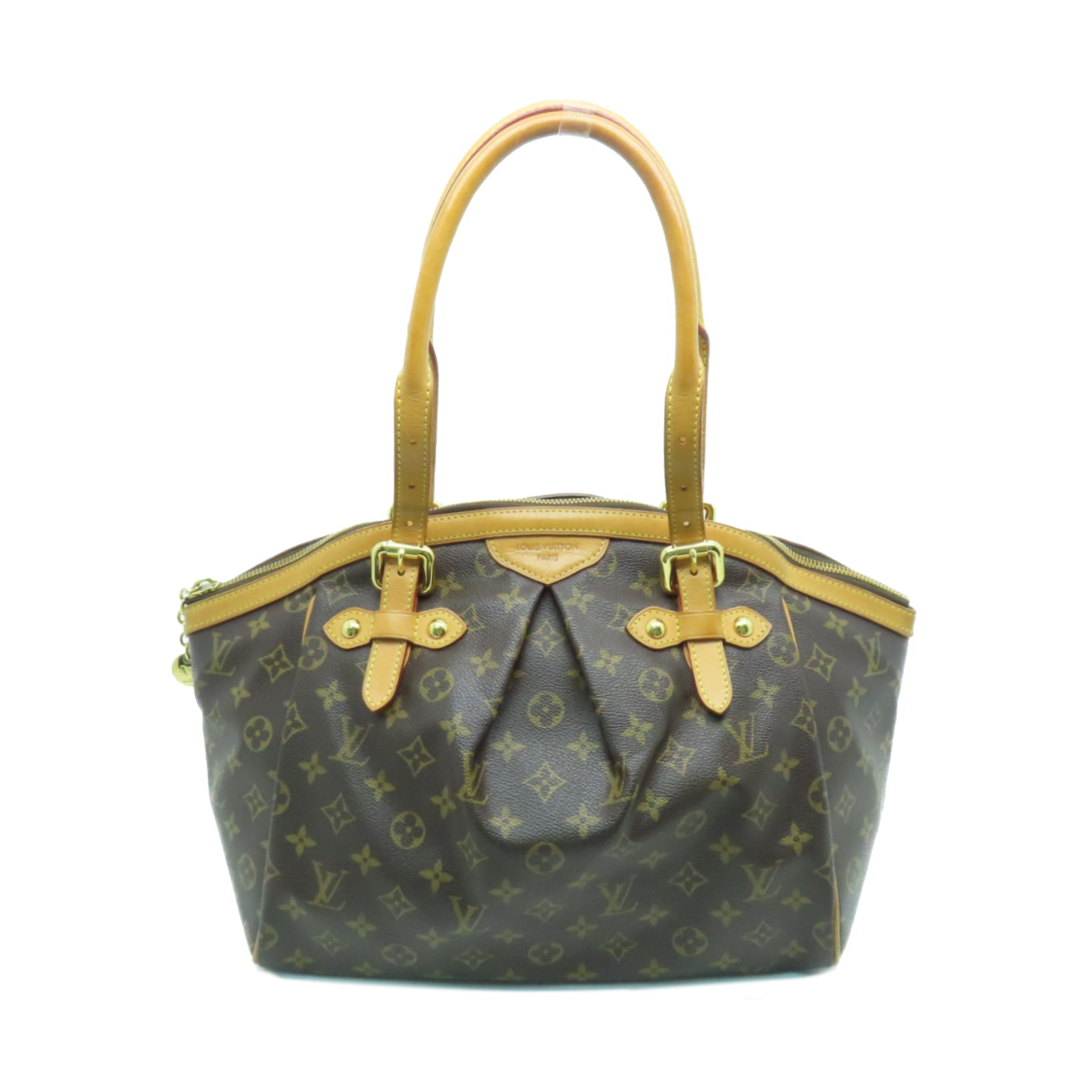 LOUIS VUITTON Monogram Tivoli GM金扣手挽袋啡色