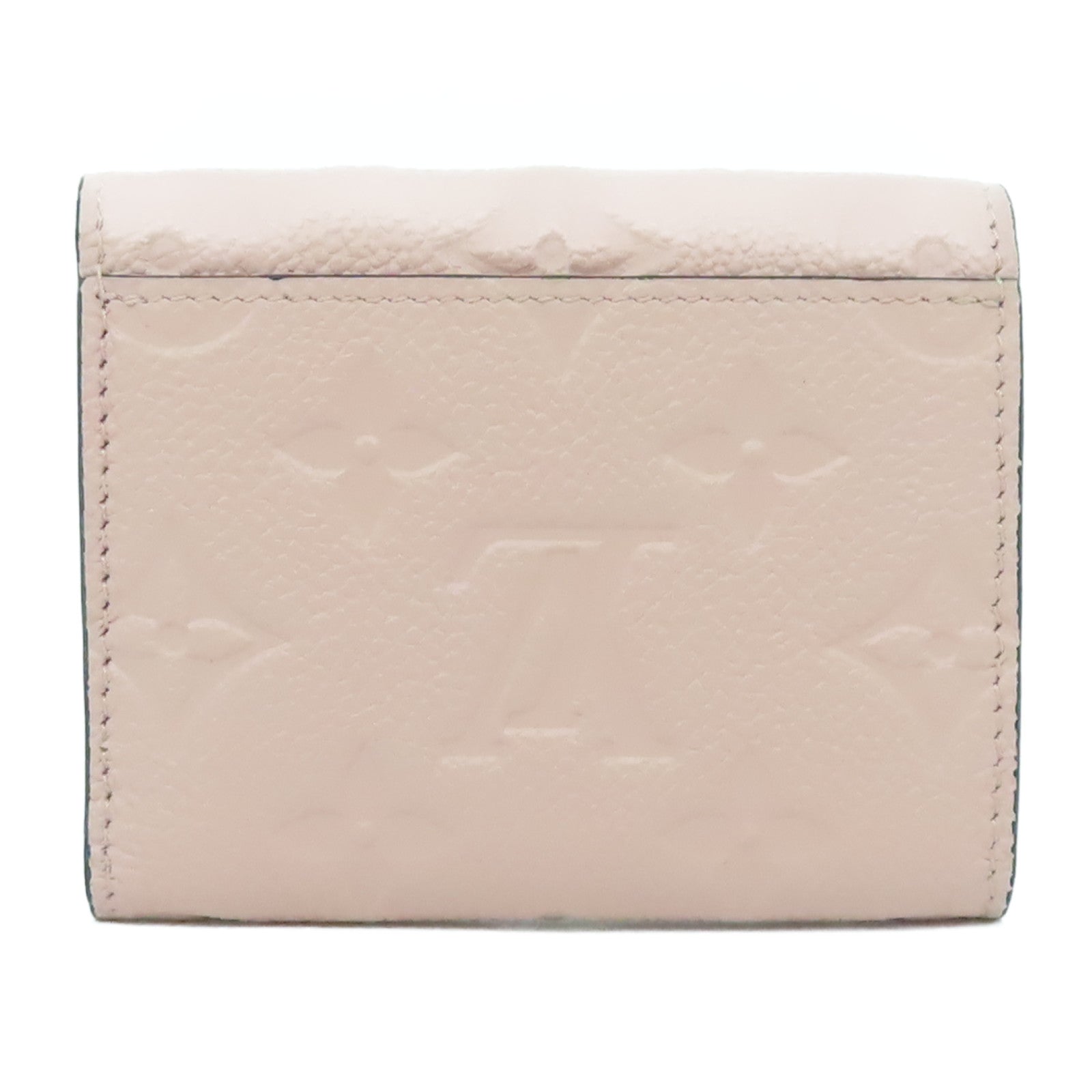 LOUIS VUITTON Monogram Empreinte Zoe Wallet金扣錢包粉紅色