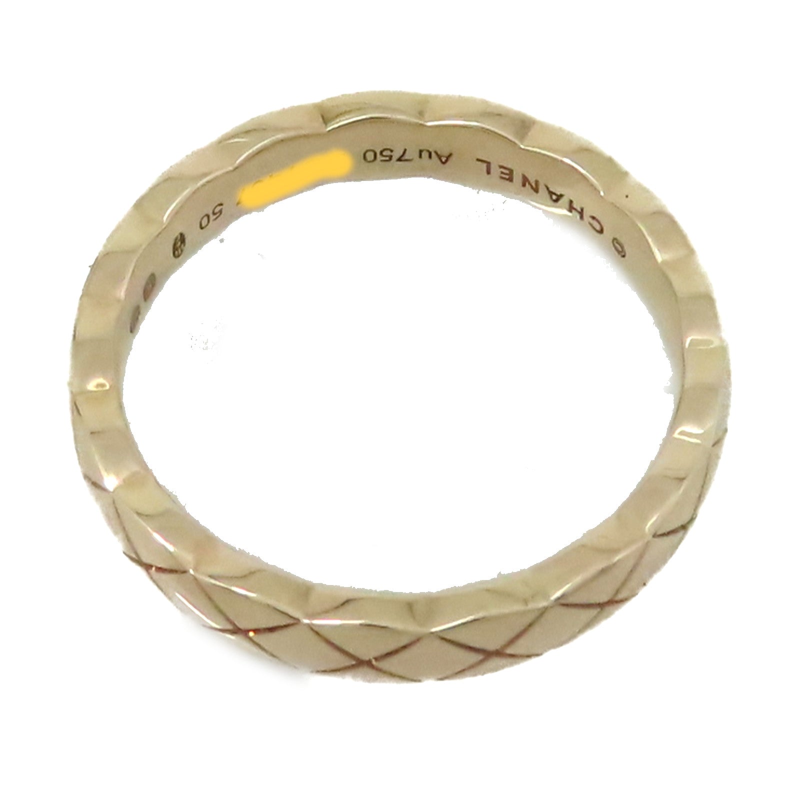 CHANEL 18K玫瑰金CoCo Crush Ring戒指#50