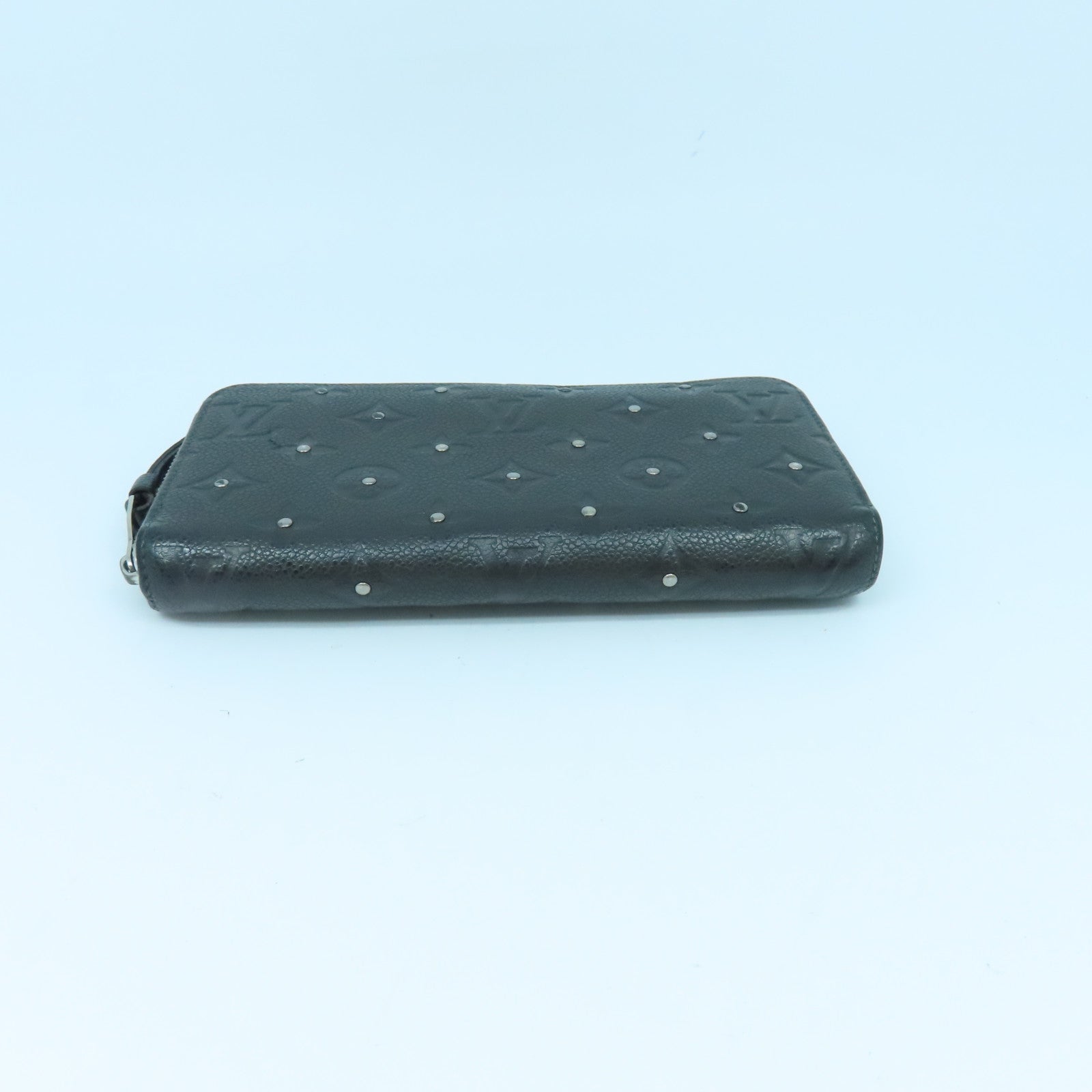 LOUIS VUITTON Monogram Empreinte Long Wallet銀扣長錢包黑色