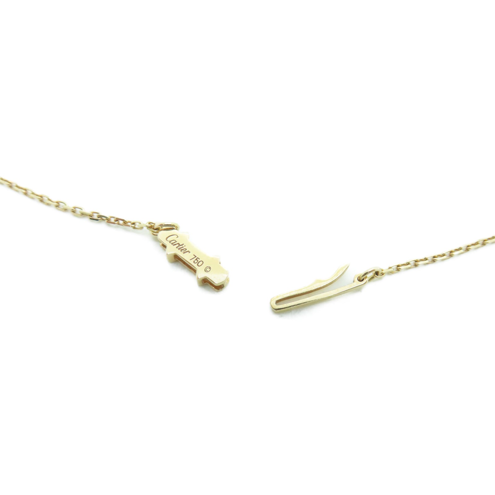 CARTIER 18K玫瑰金Love Necklace 0.34ct鑽石項鍊