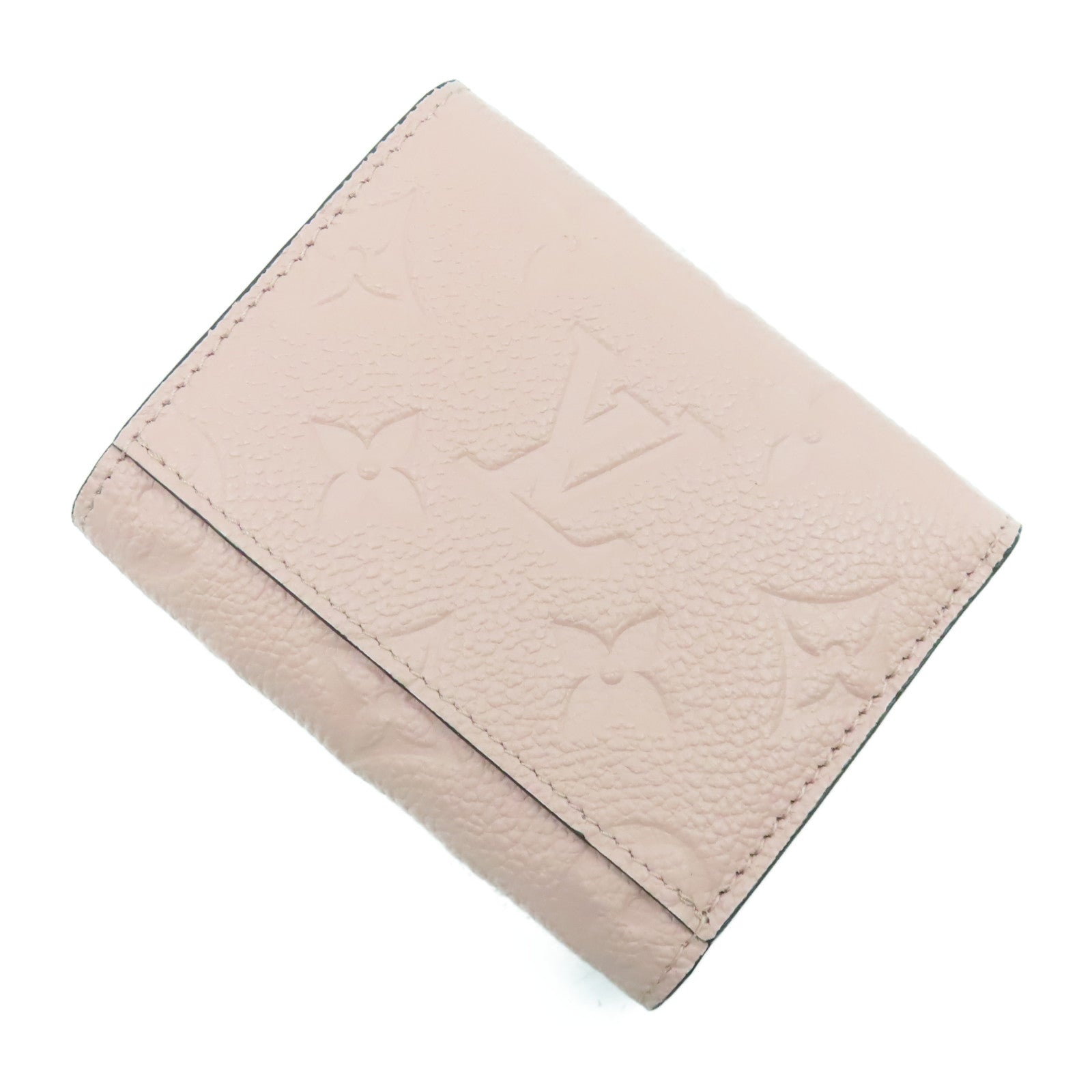 LOUIS VUITTON Monogram Empreinte Zoe Wallet金扣錢包粉紅色