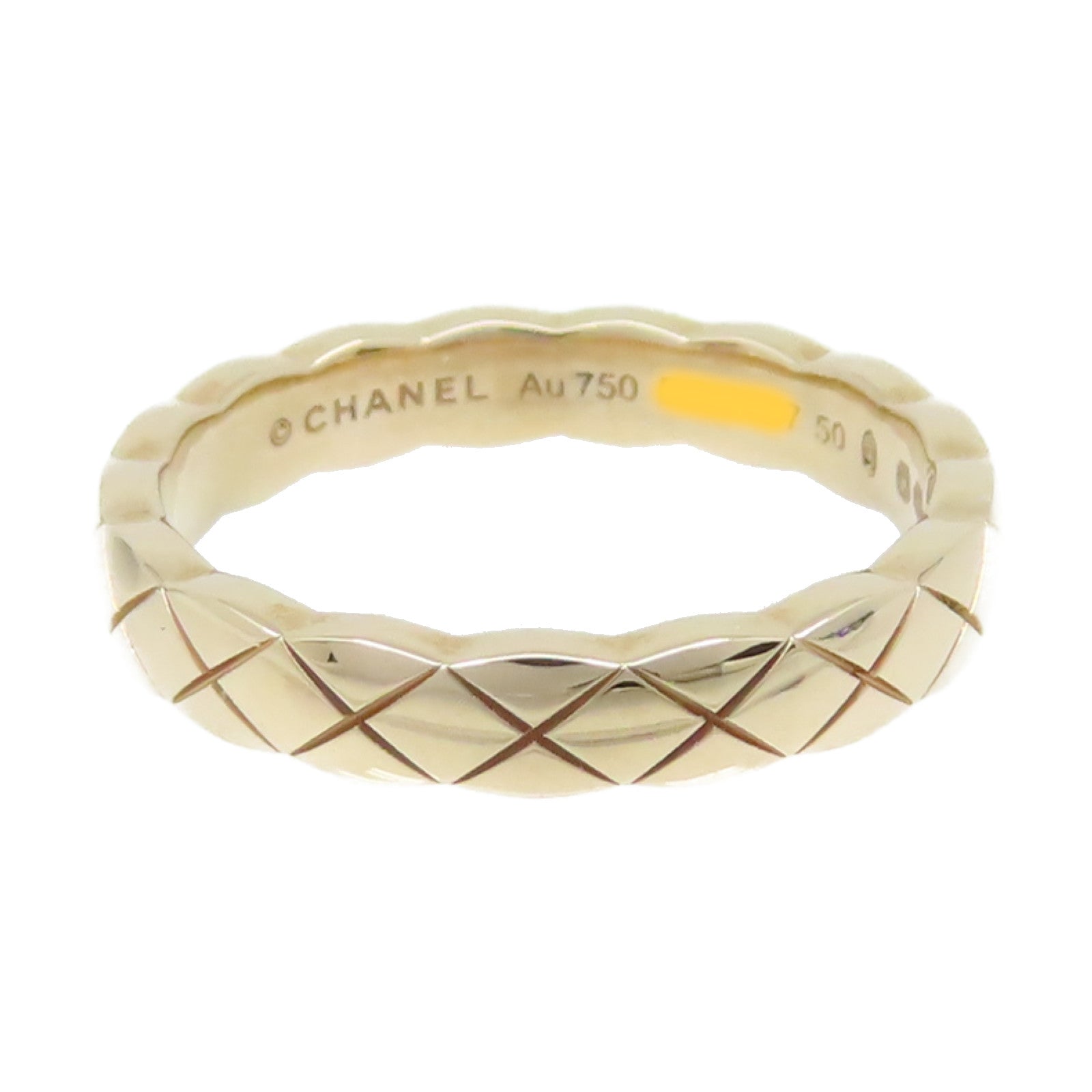 CHANEL 18K玫瑰金CoCo Crush Ring戒指#50