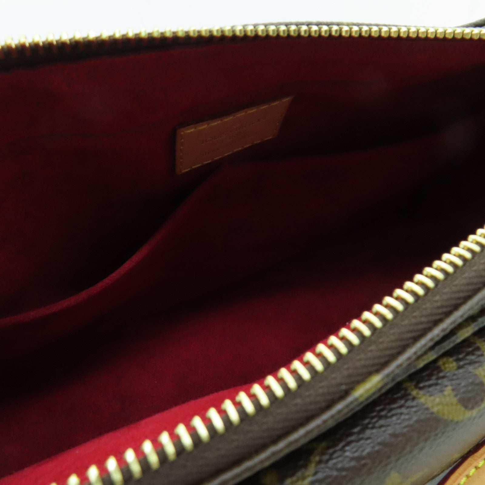 LOUIS VUITTON Monogram Viva Cite MM Shoulder Bag金扣肩背袋啡色