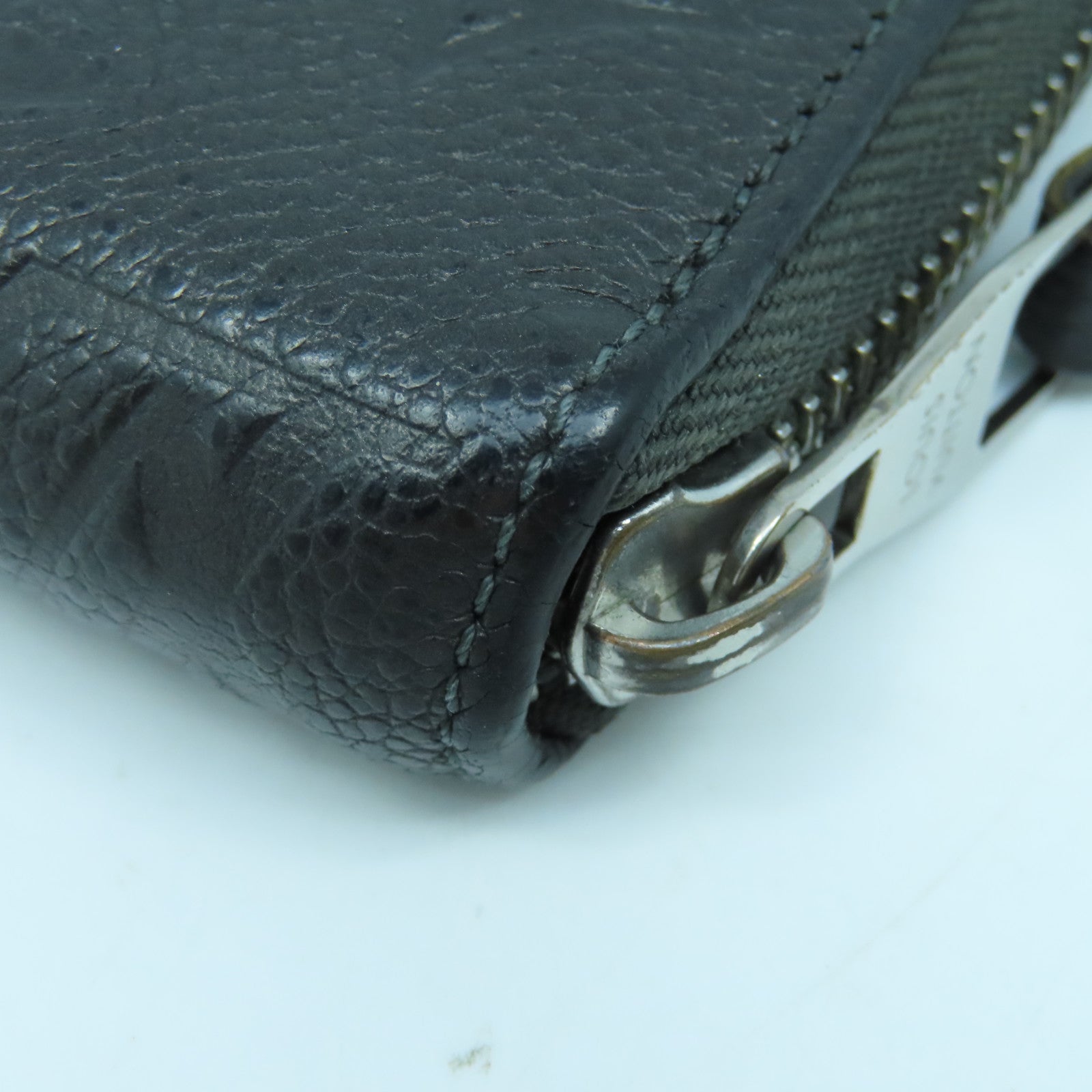 LOUIS VUITTON Monogram Empreinte Long Wallet銀扣長錢包黑色