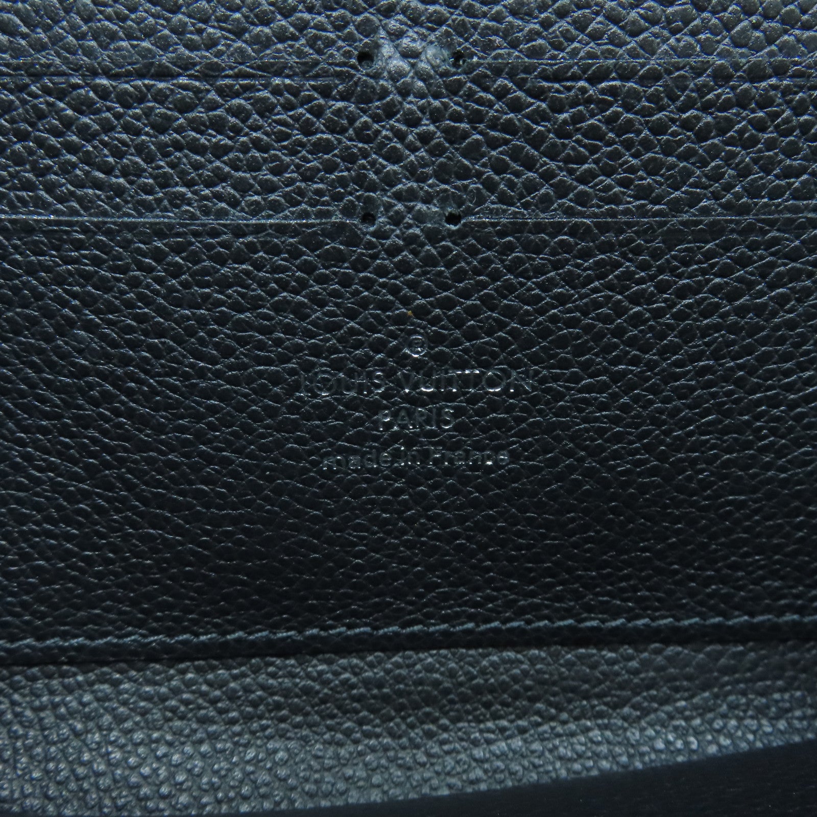 LOUIS VUITTON Monogram Empreinte Long Wallet銀扣長錢包黑色