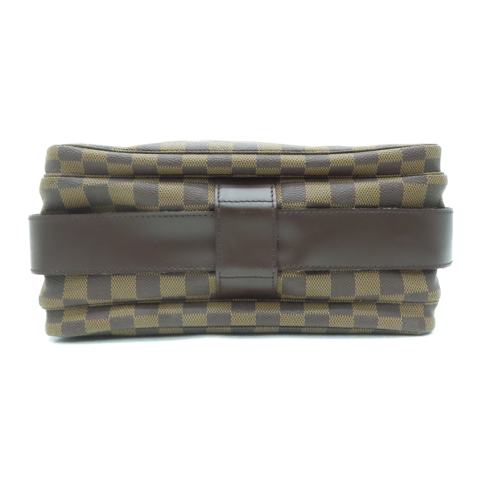 LOUIS VUITTON Damier Naviglio金扣肩背袋啡色