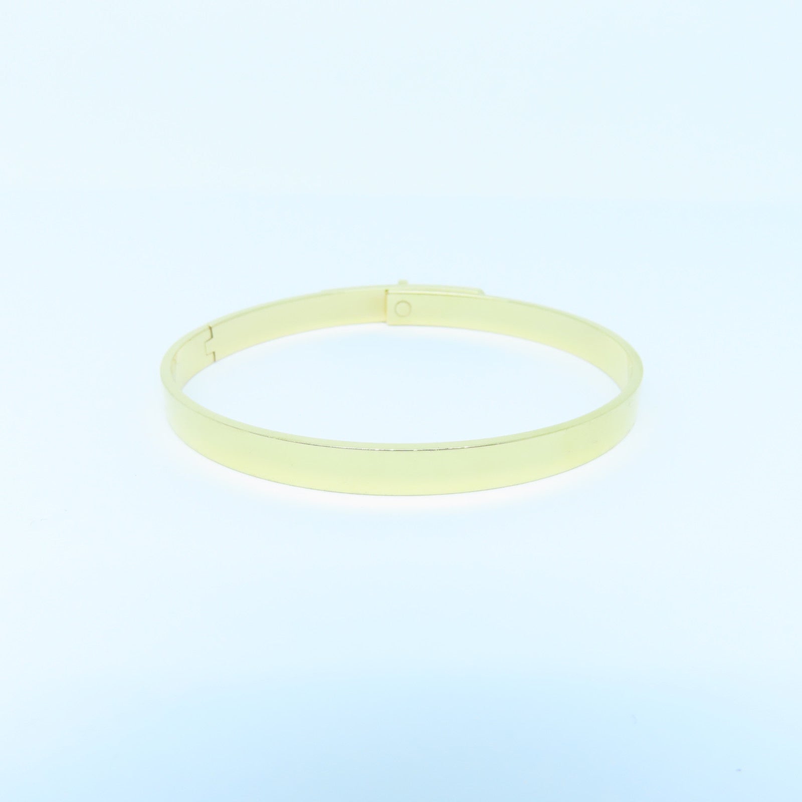 HERMES 18K玫瑰金Kelly Bracelet0.36ct钻石手链Hermes#61