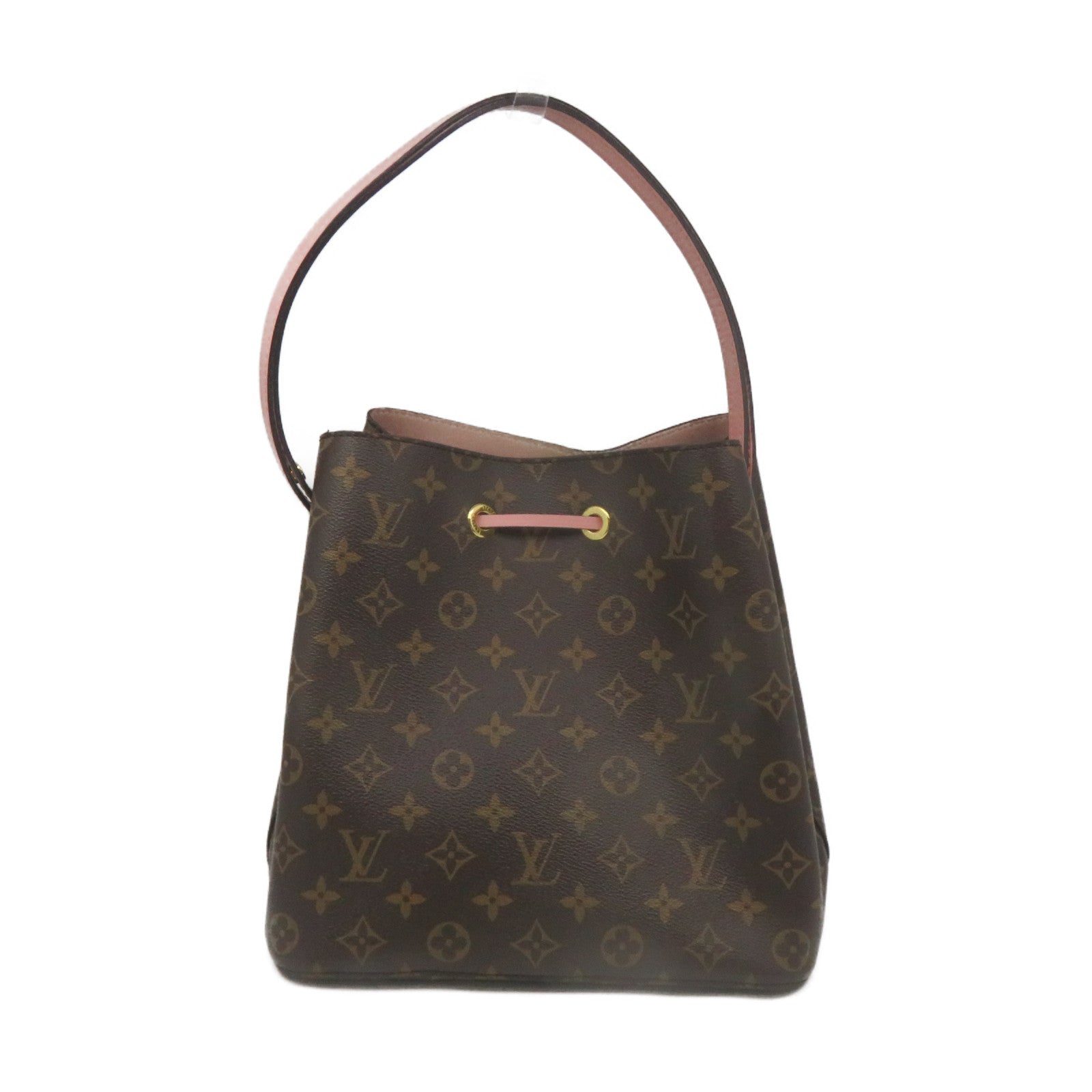 LOUIS VUITTON Monogram Neo Noe MM Shoulder Bag Brown/Pink