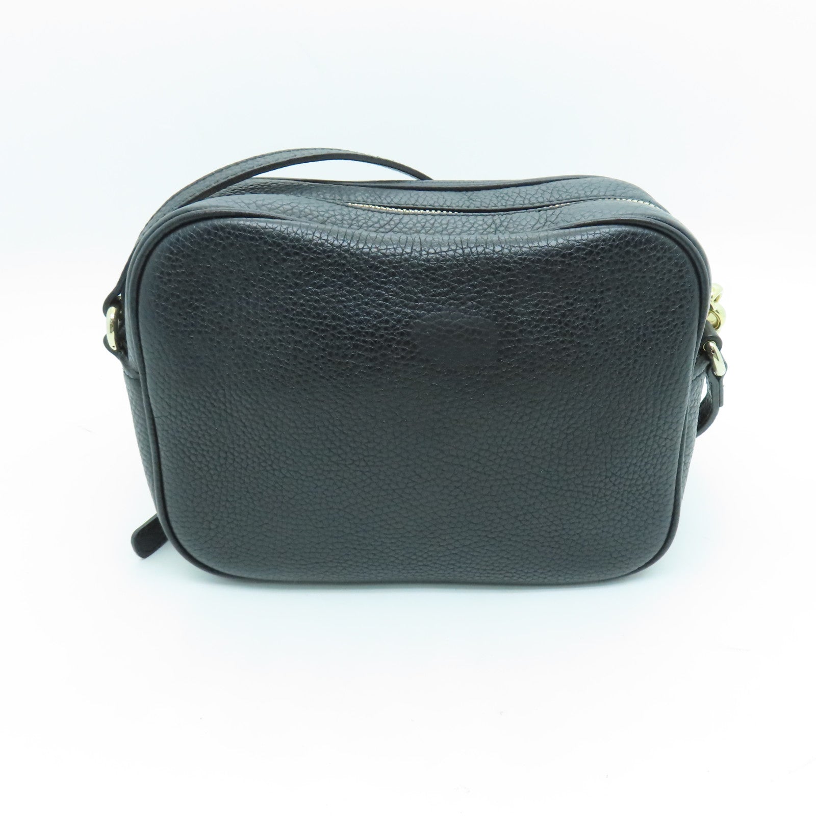 GUCCI 牛皮皮革Shoulder Bag金扣肩背袋黑色