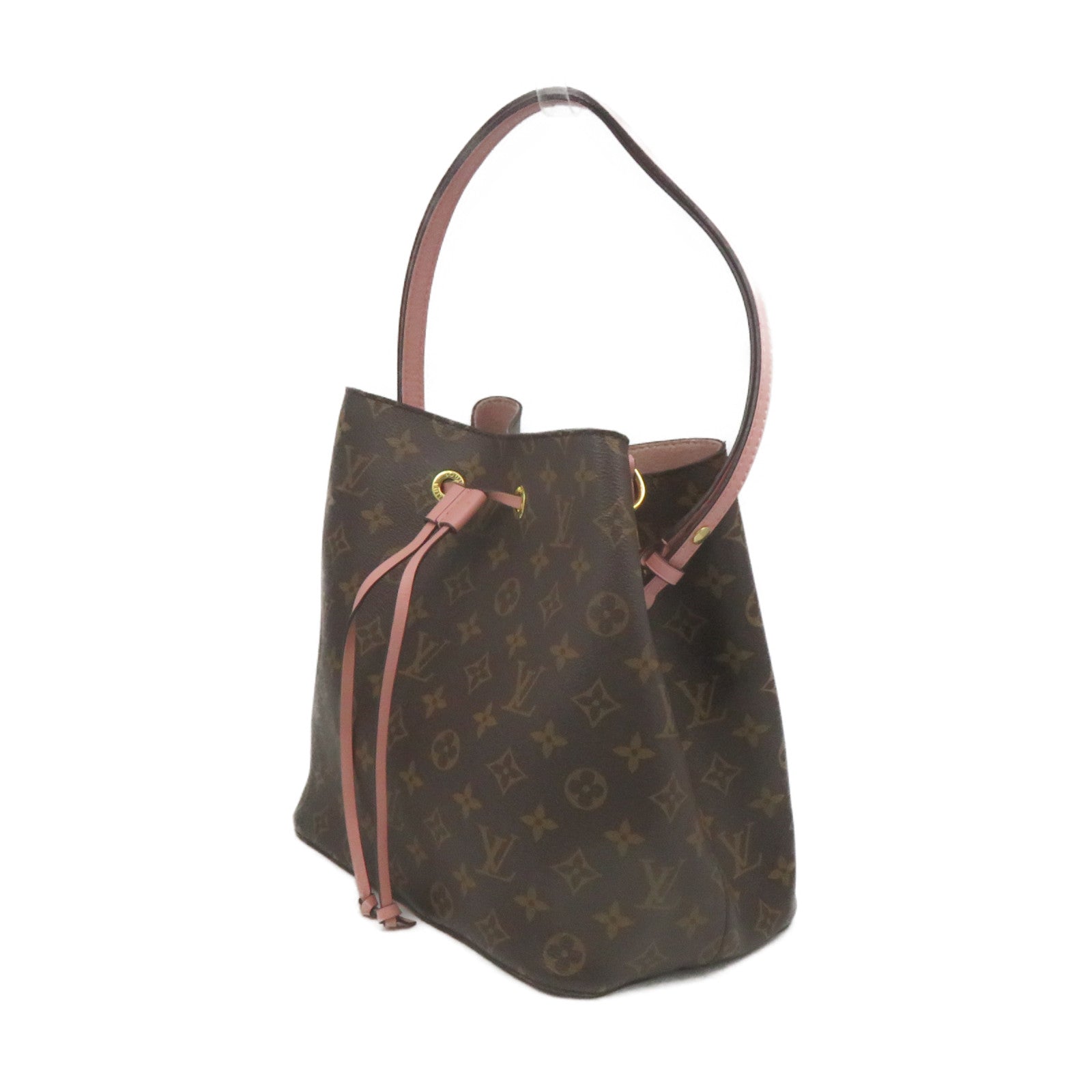 LOUIS VUITTON Monogram Neo Noe MM Shoulder Bag Brown/Pink