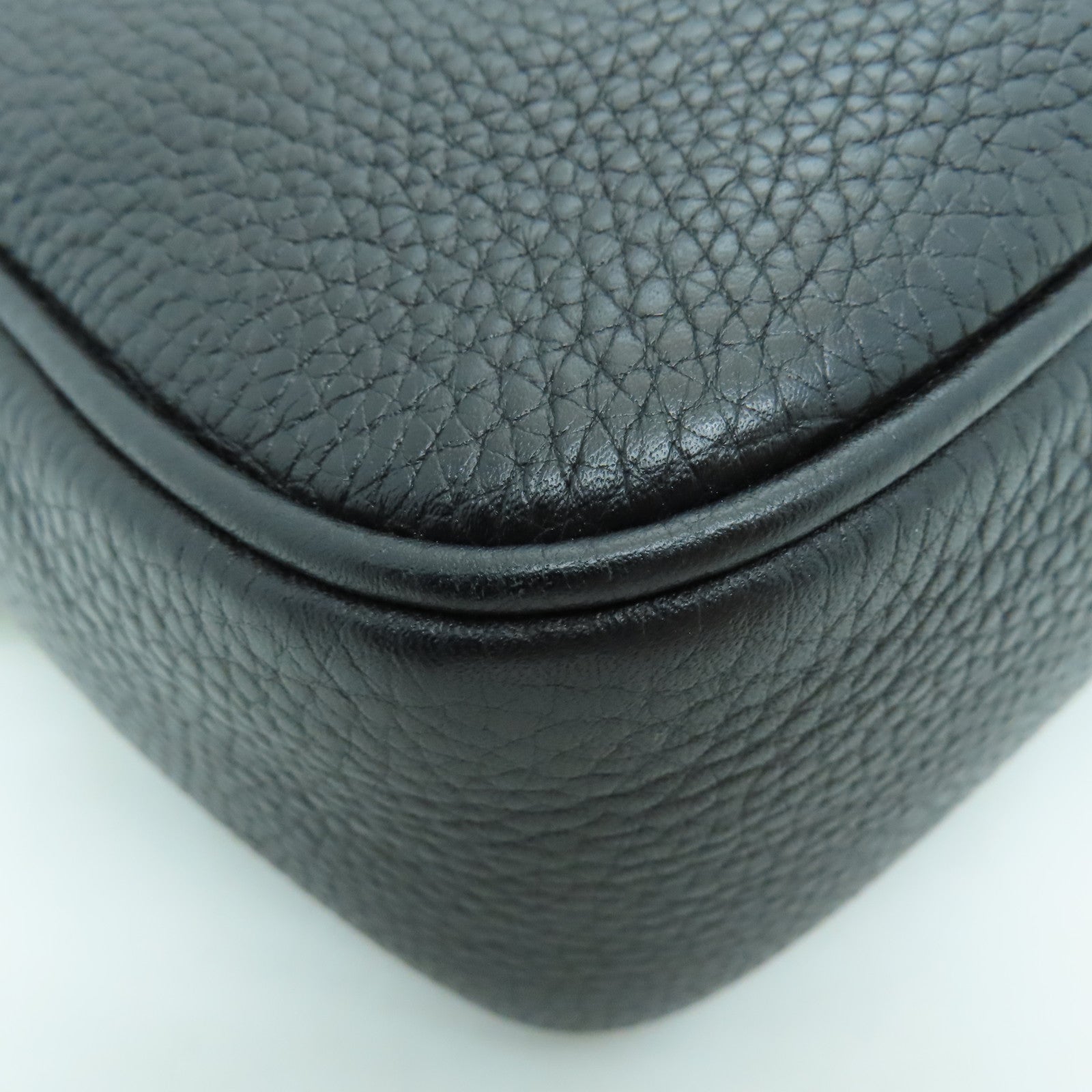 GUCCI 牛皮皮革Shoulder Bag金扣肩背袋黑色