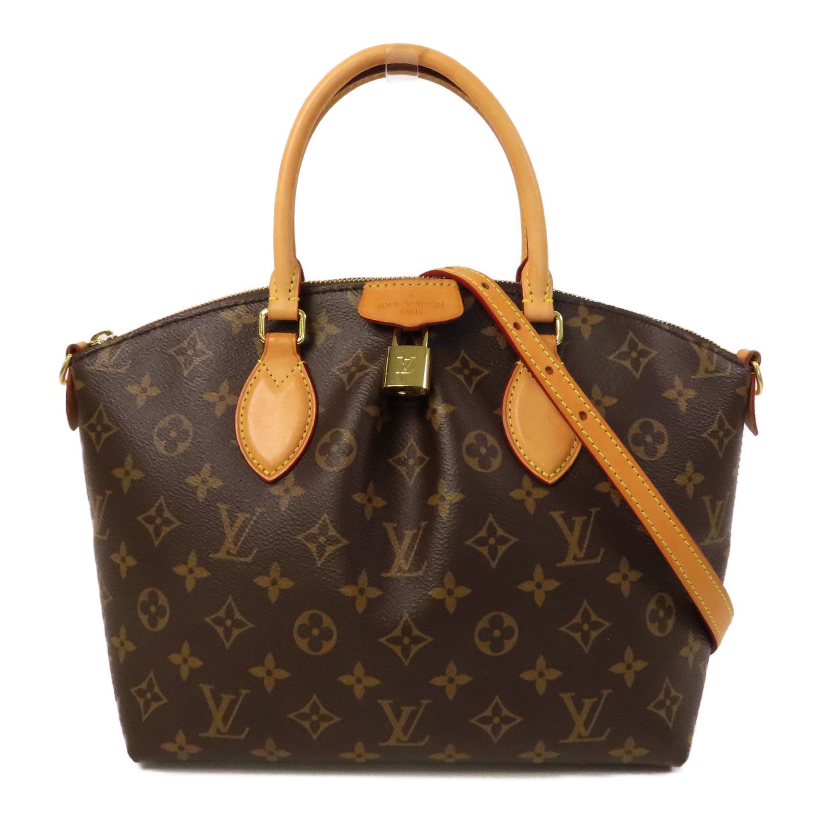 LOUIS VUITTON Monogram Boetie PM金扣手挽肩背兩用袋啡色