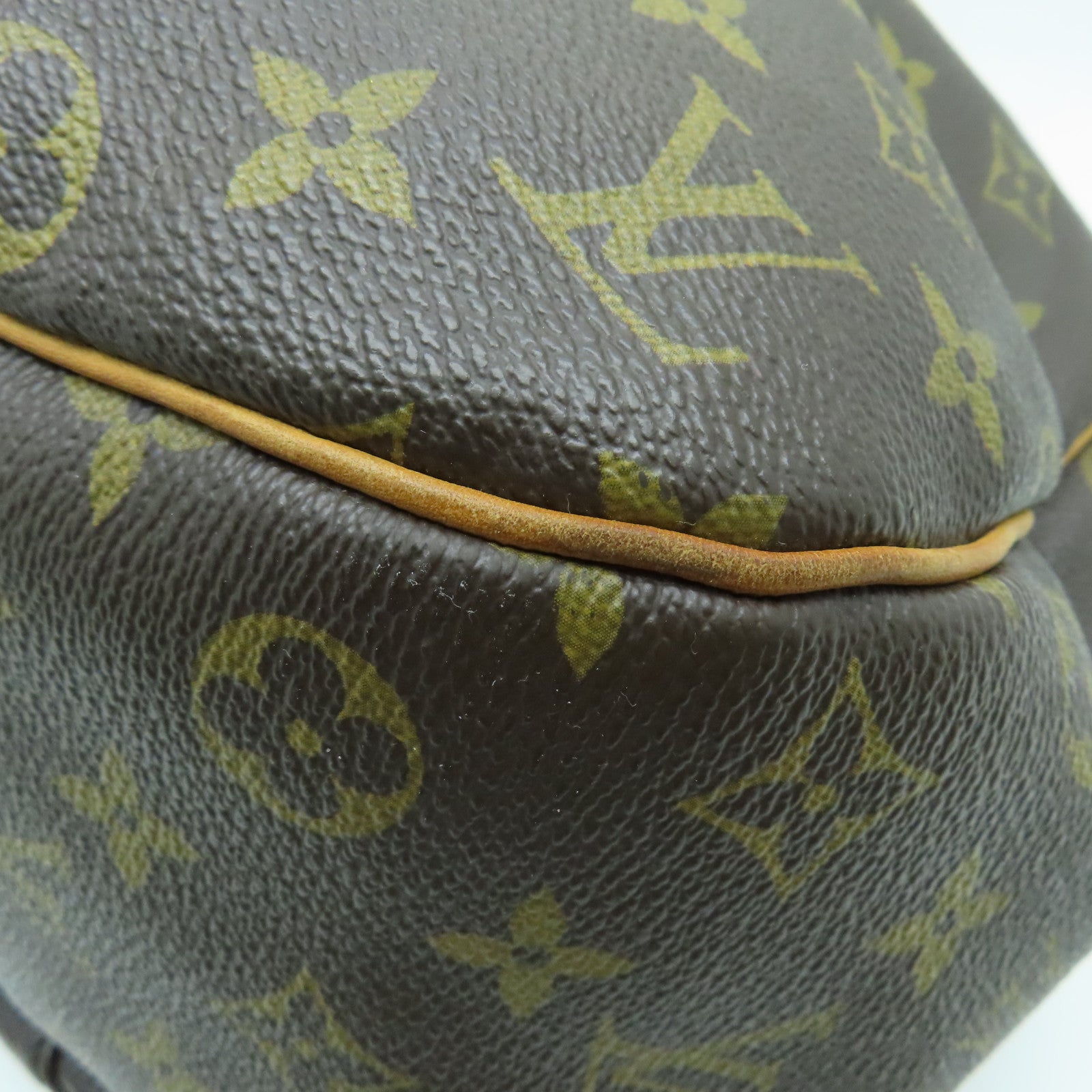 LOUIS VUITTON Monogram Galliera GM金扣肩背袋啡色