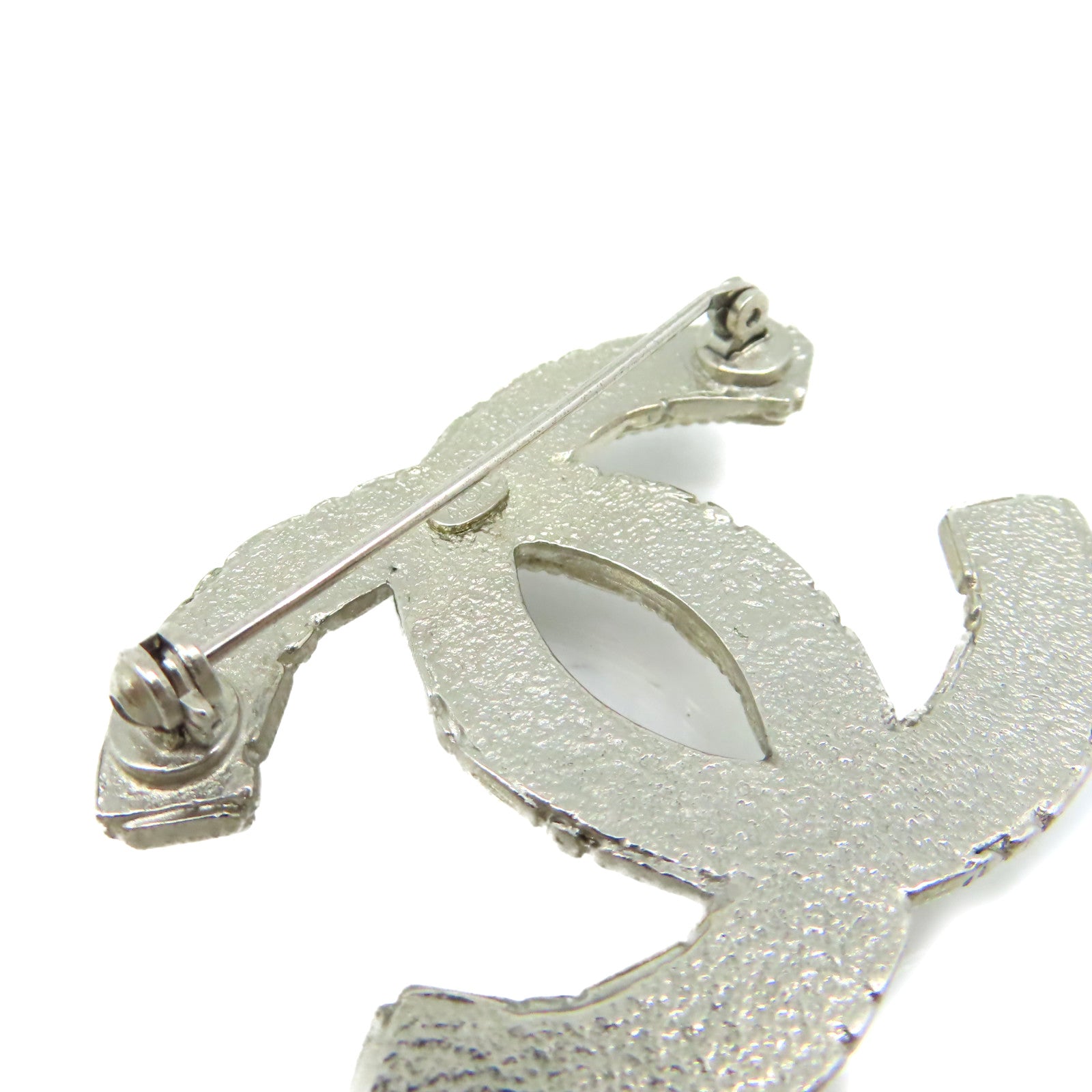 CHANEL 金屬Brooch胸針黑色/銀色