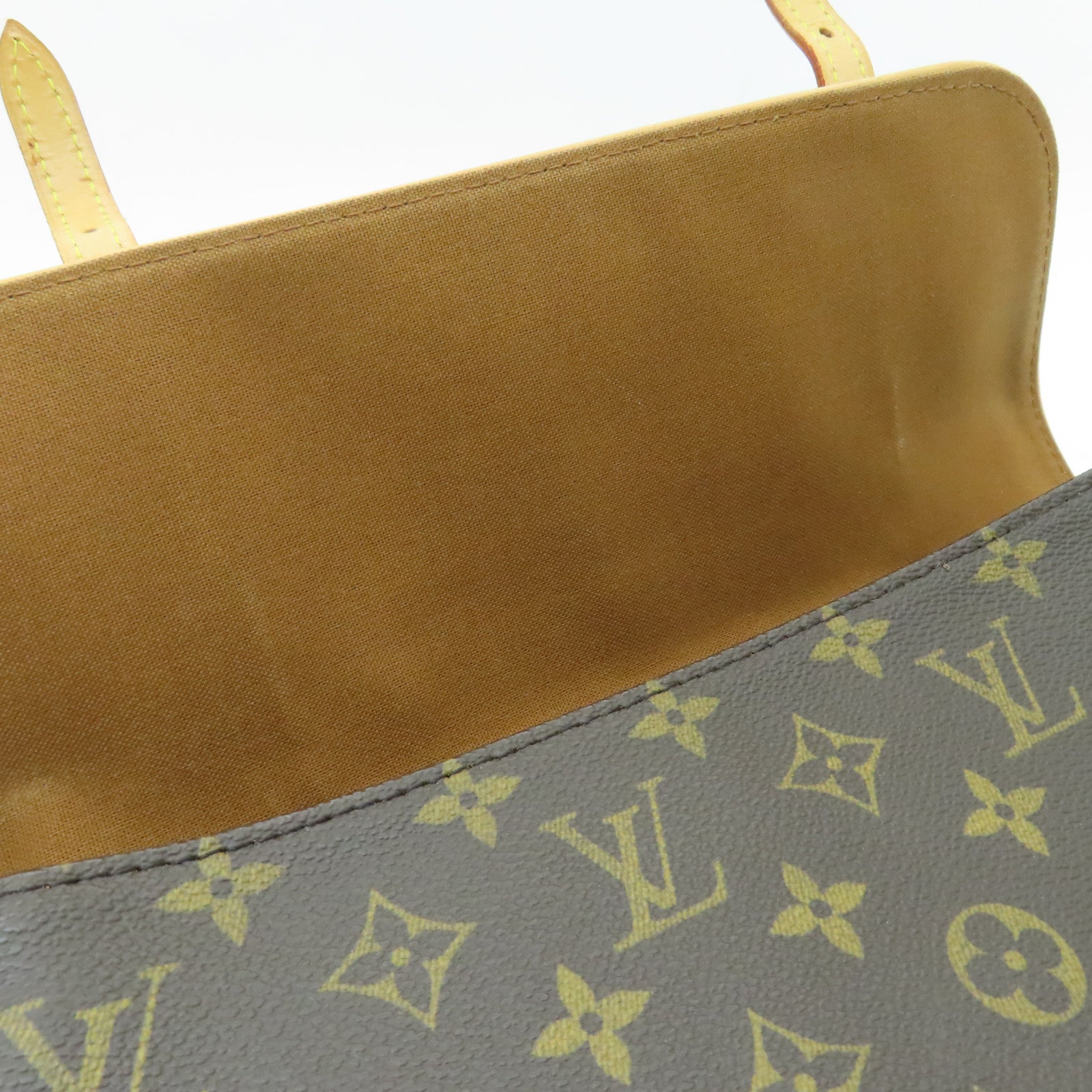LOUIS VUITTON Monogram Marelle金扣肩背袋啡色