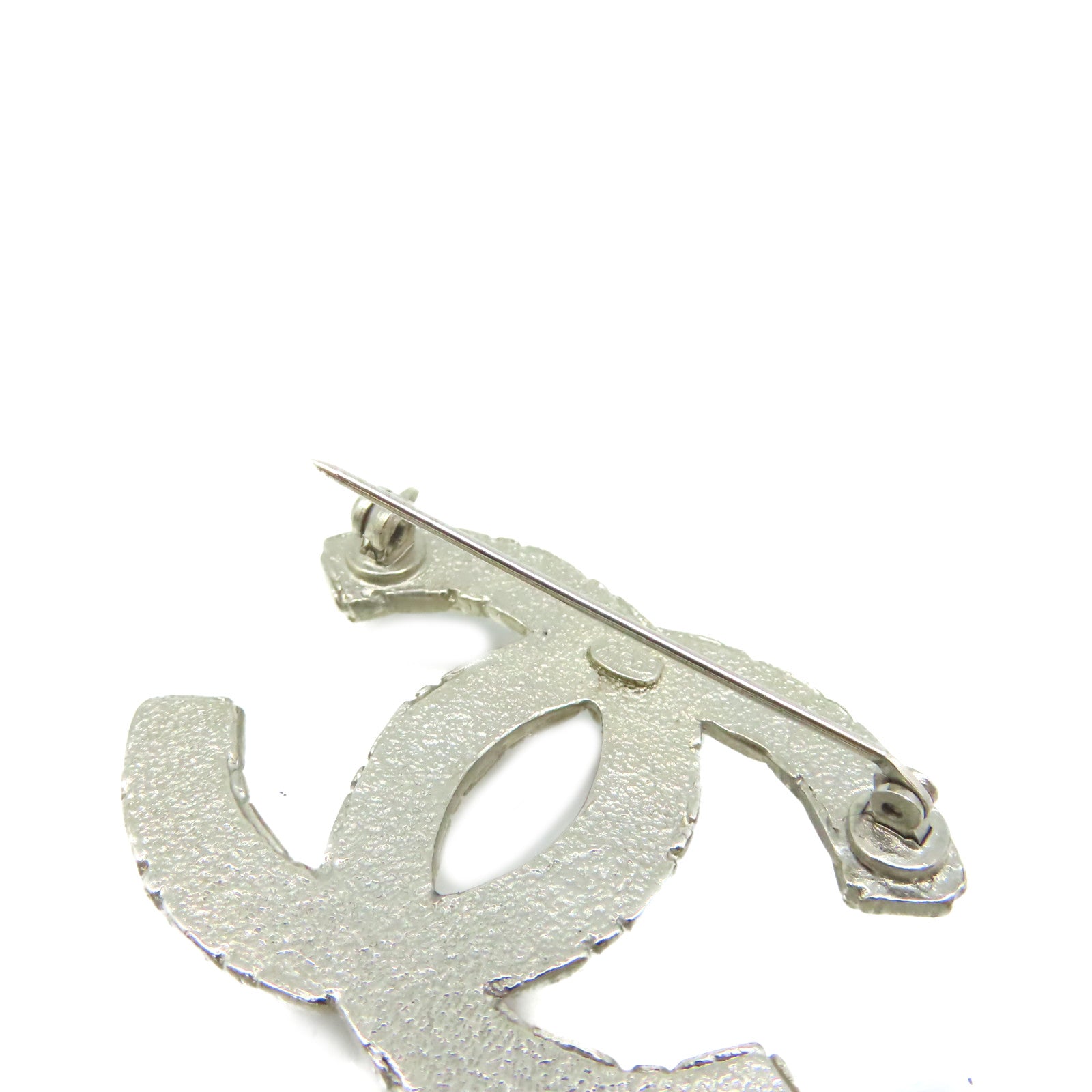 CHANEL 金屬Brooch胸針黑色/銀色