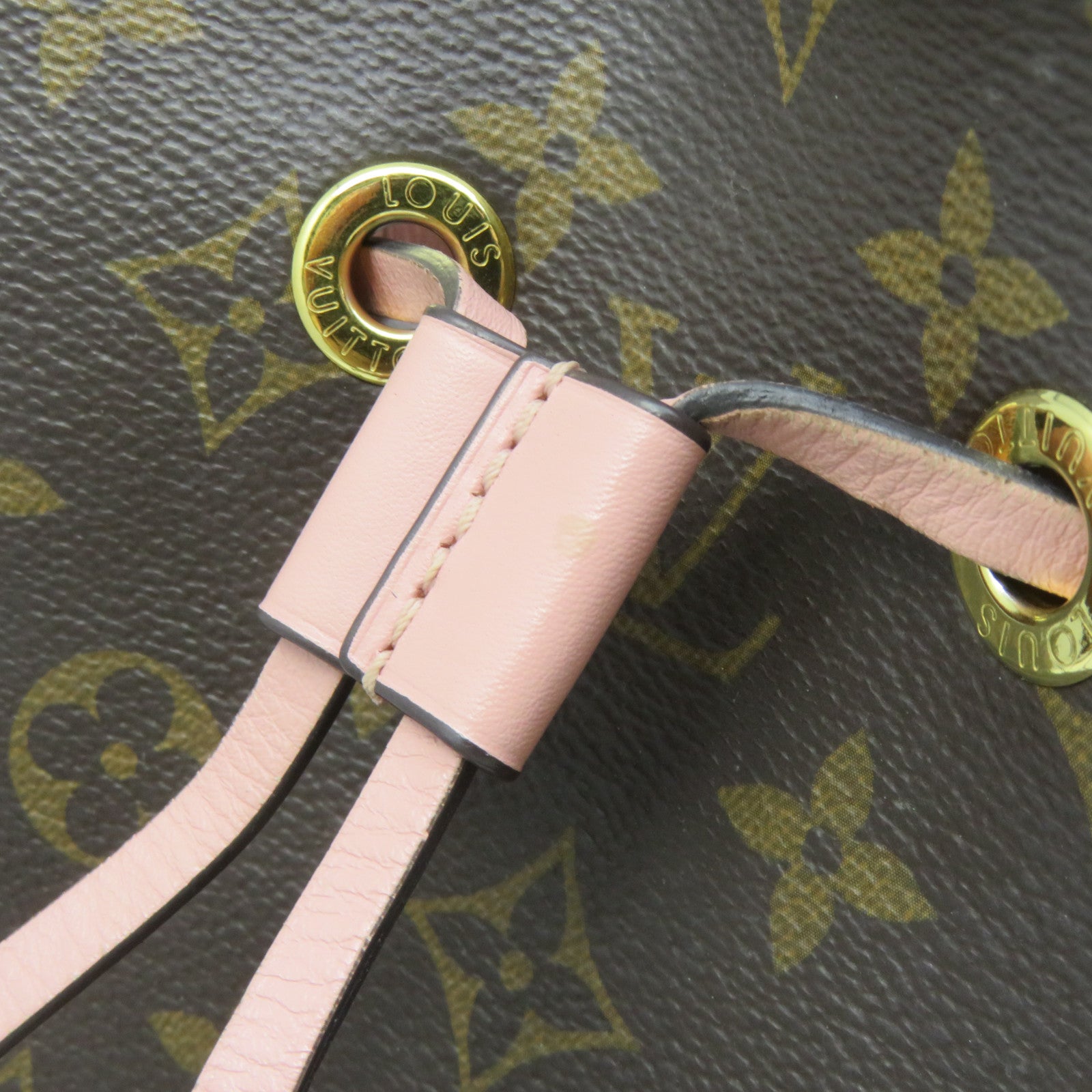 LOUIS VUITTON Monogram Neo Noe MM Shoulder Bag Brown/Pink